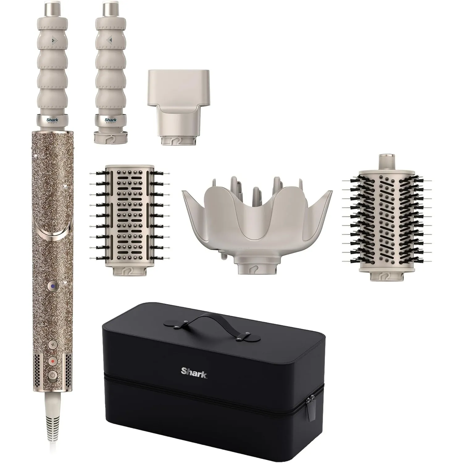 Shark FlexStyle Sparkle Limited Edition 5-in-1 Haarstyler, Gold Diamond