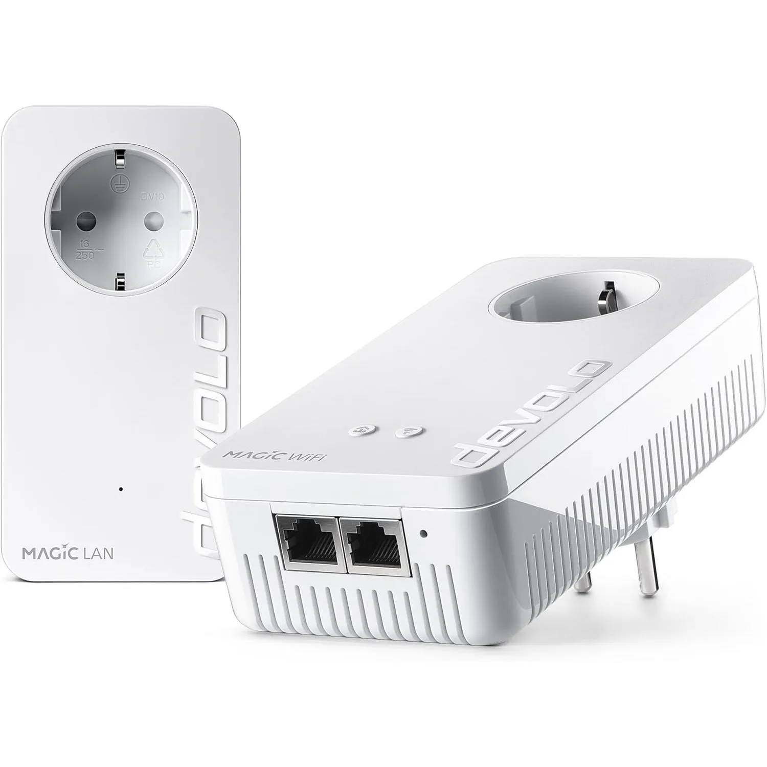 devolo Magic 2 WiFi 6 Next Starter Kit, WLAN Powerline Adapter, bis zu 3.000 Mbit/s über Wi-Fi 6, Mesh WLAN Steckdose, …