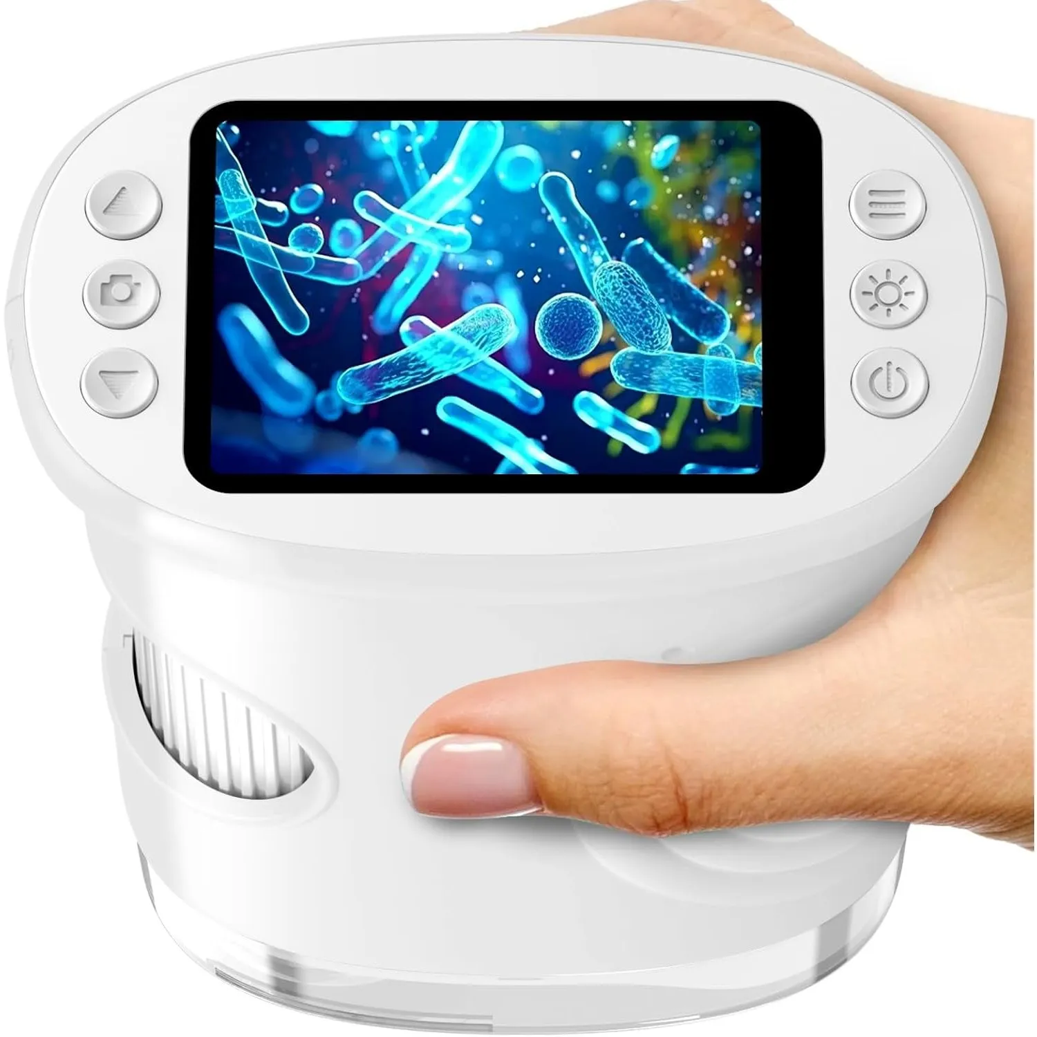 Ashfly Handy Digital Mikroskop für Kinder, 1080P HD 2.0" Bildschirm Taschenmikroskop, Microscope LED Lights -Anschluss …