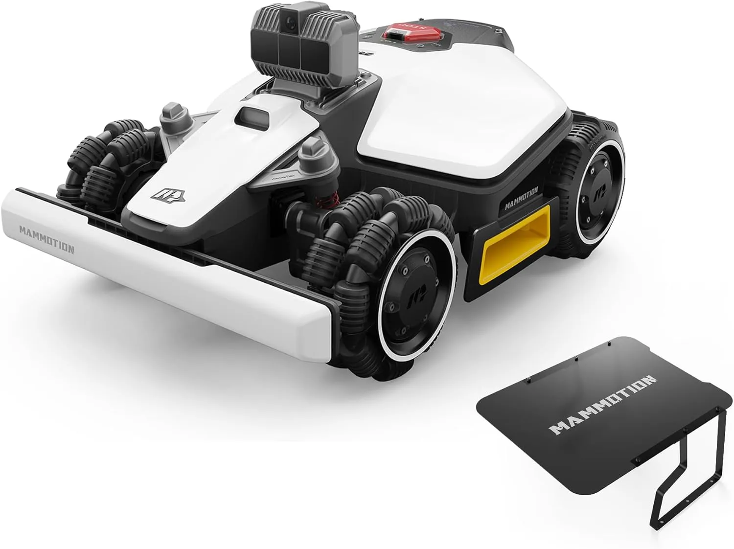 MAMMOTION LUBA mini AWD LiDAR Mähroboter ohne Begrenzungskabel & RTK-Antenne für 1500 m², 3D LiDAR+NetRTK+AI Vision Tri…