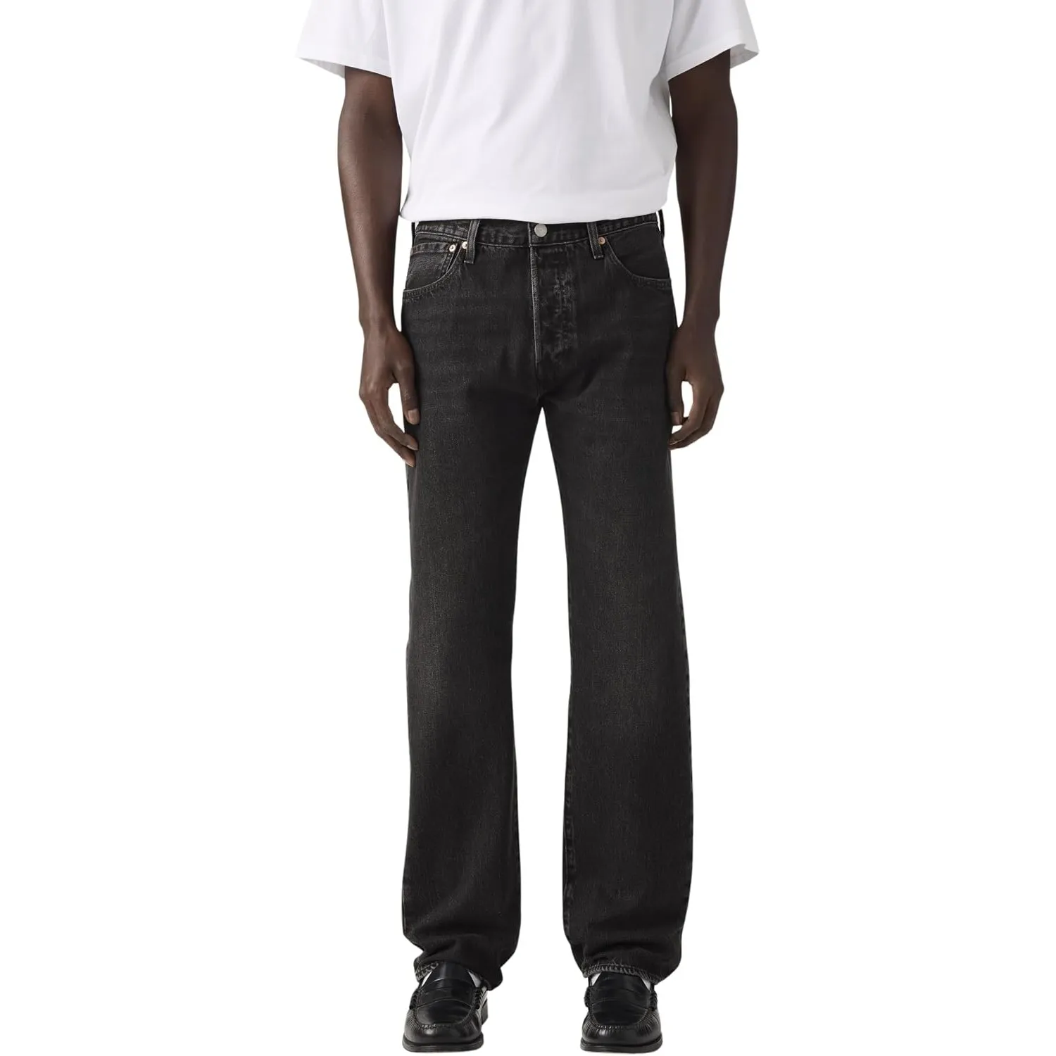 Levi's Herren Jeanshose 501 Original mit Knopfleiste, Straight Fit