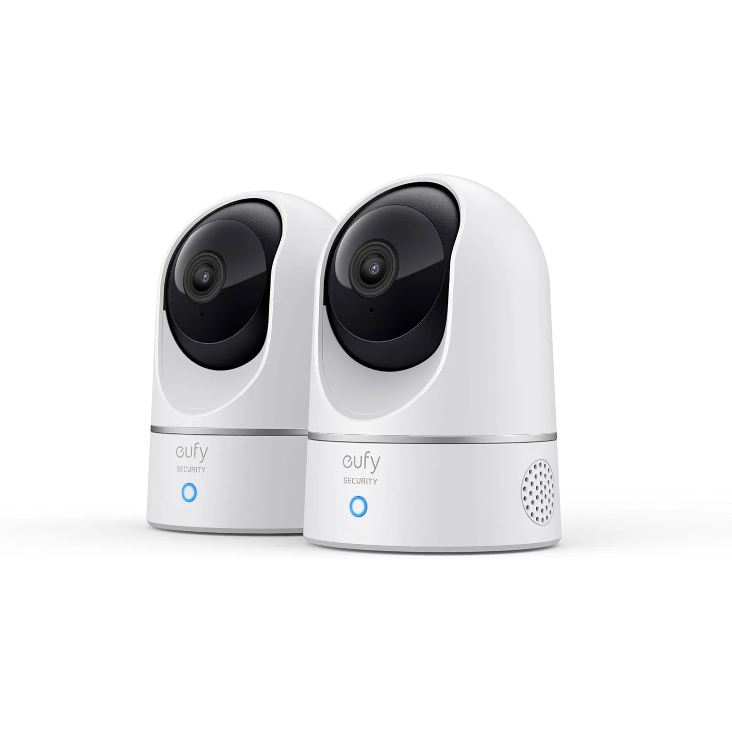 eufy Security Indoor Cam E220, 2er-Pack, 2K Überwachungskamera Innen, WLAN, Schwenkbar, mit Nachtsicht, Personen- & Hau…