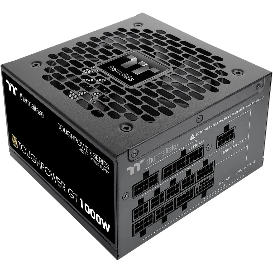 Thermaltake Toughpower GT 1000W | ATX 3.1 | 80 Plus Gold | vollmodular | PCIe 5.1 12V-2x6 (12+4) | Smart Zero Fan sehr …