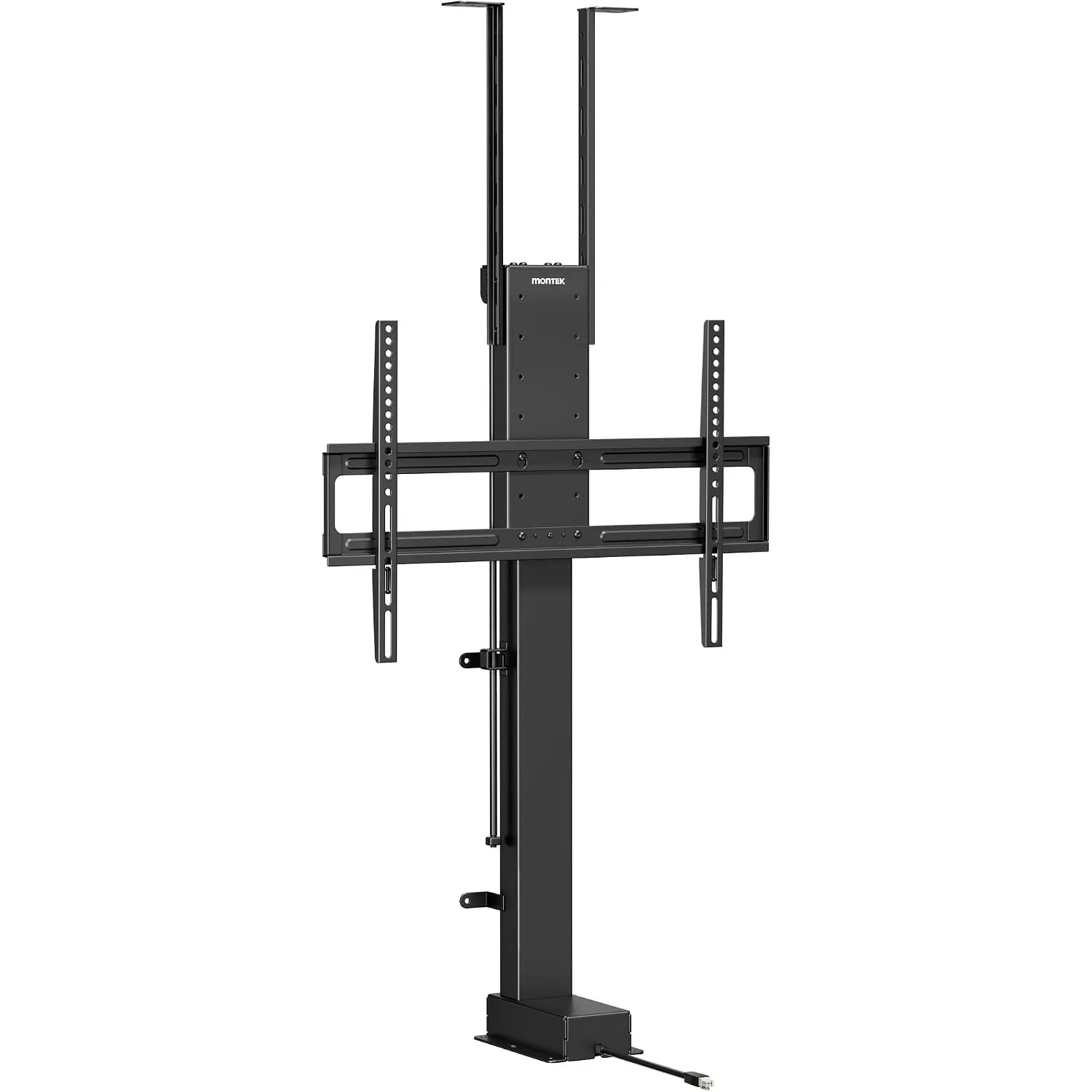monTEK TV Lift Elektrisch für 43-88 Zoll bis 60kg, VESA 600x400, 120cm Hub