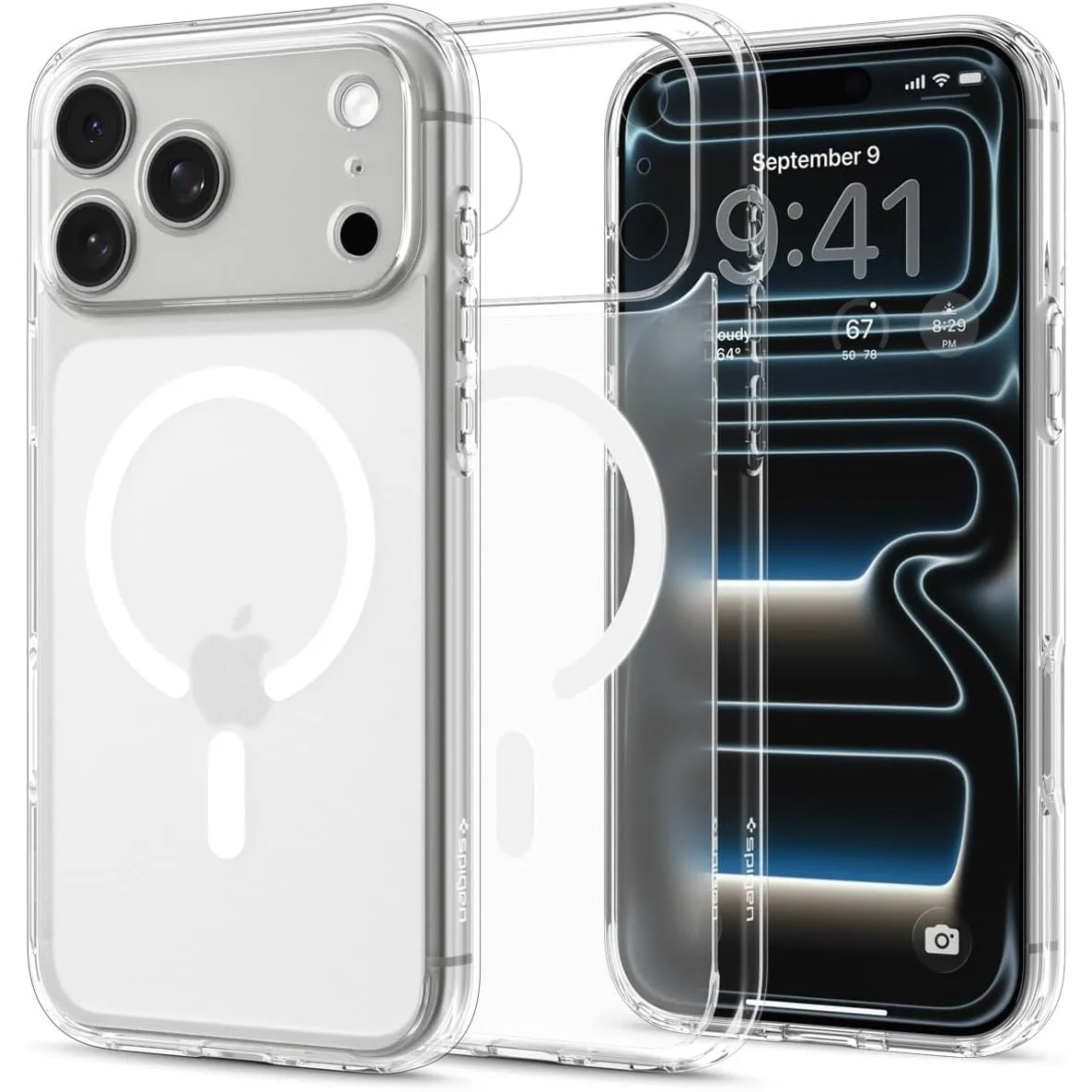 Spigen iPhone 18 Pro / 17 Pro Hülle Ultra Hybrid MagFit -Frost White