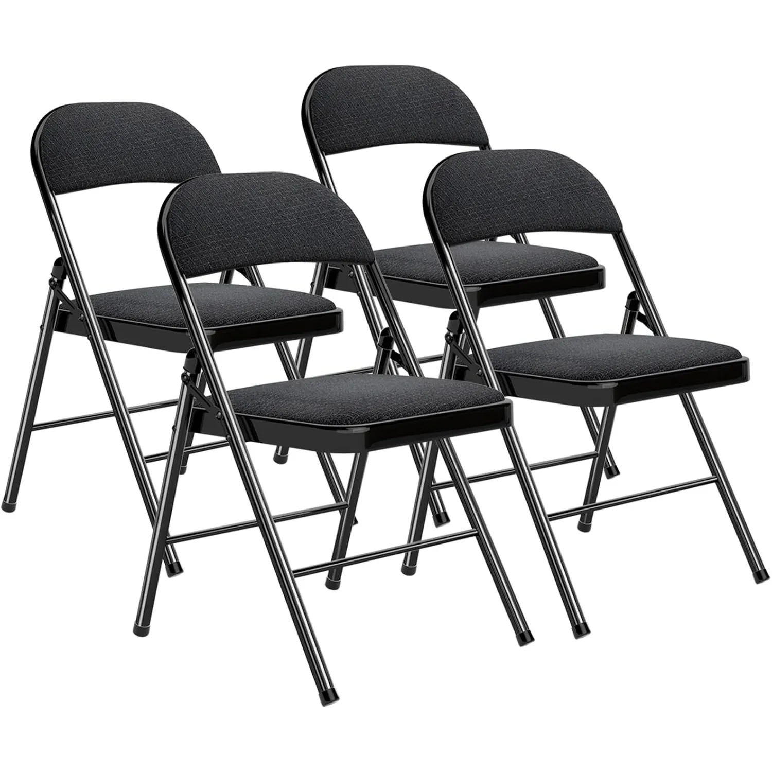 Gartenstuhl Klappbar, Metal Esstisch Stühle 4er Set für Esszimmer Küchen Wohnzimmer, Outdoor Klappstuhl für Garten Camp…