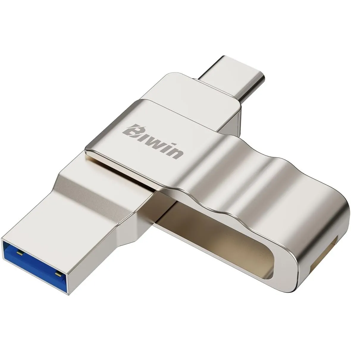 Biwin USB-Stick UD150 128GB USB 3.2 Gen1, bis zu 150 MB/s, mit Dual-Anschluss (Typ-A & Typ-C) für PC, Laptop, MacBook &…