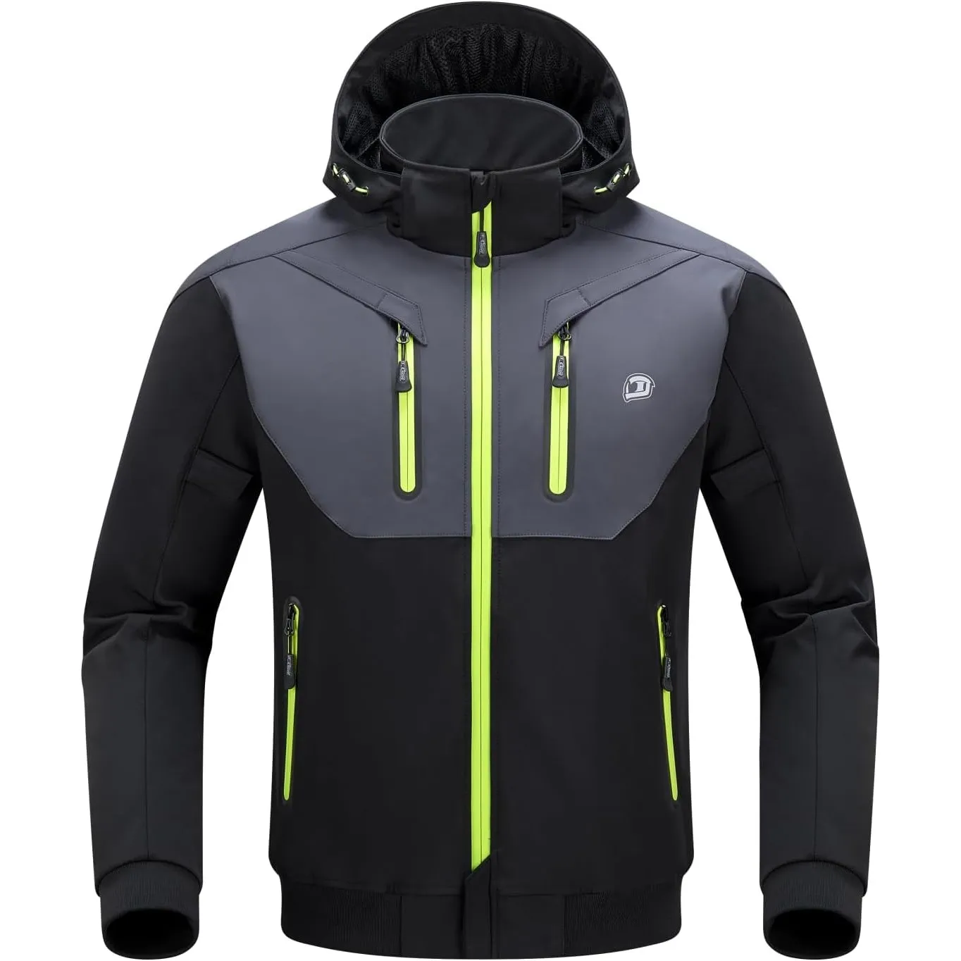 BORLENI Motorradjacke, CE-konform, mit Protektoren, ganzjährig, JK007 | CE-konform; Protektoren, Futter abnehmbar, wass…