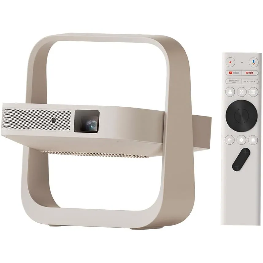 XGIMI Elfin Flip Plus Tragbarer Beamer, Google TV & Lizenziertes Netflix