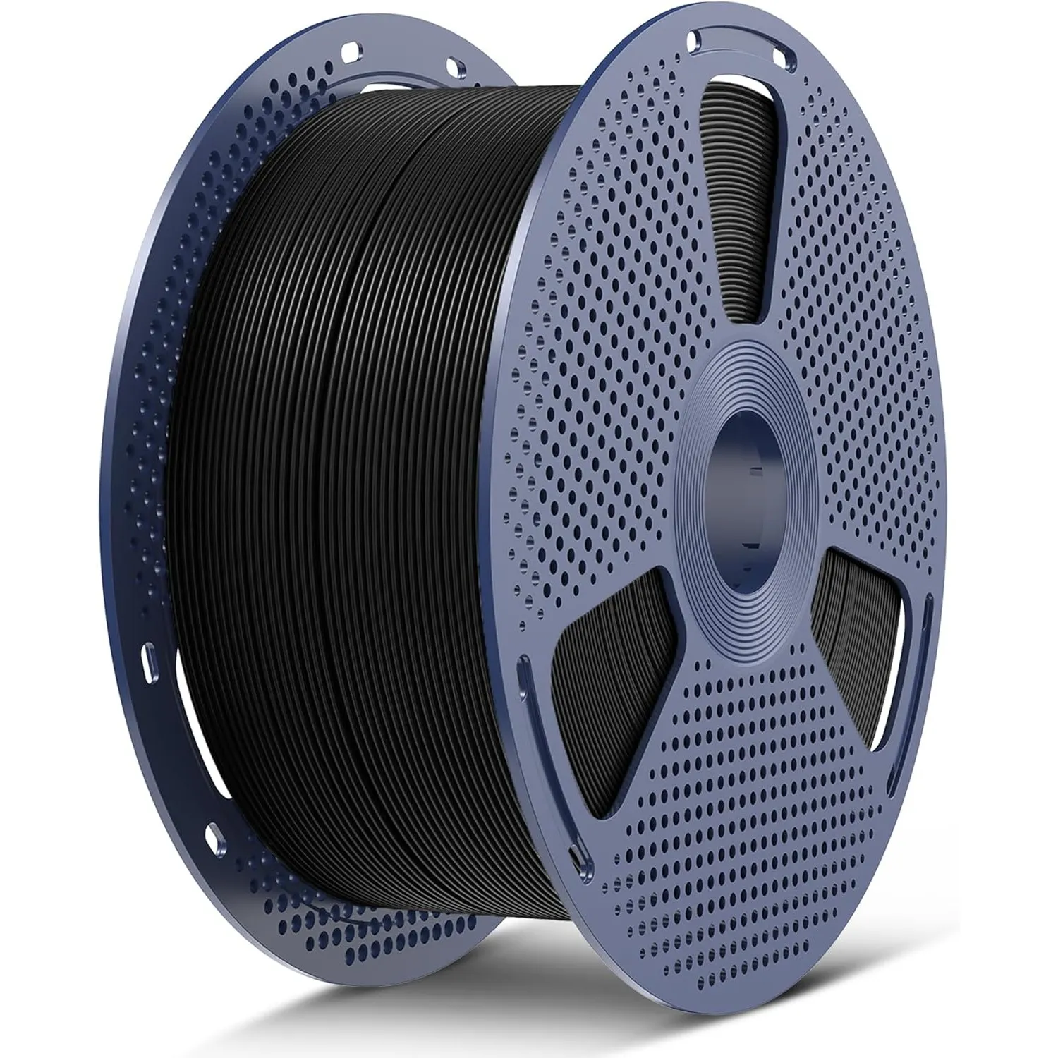 SUNLU Large Spool 5KG PLA Plus Filament 1.75mm, Schwarz | 3D Drucker PLA+ Filament 1.75mm ±0.02 mm, Härter und Stärker,…