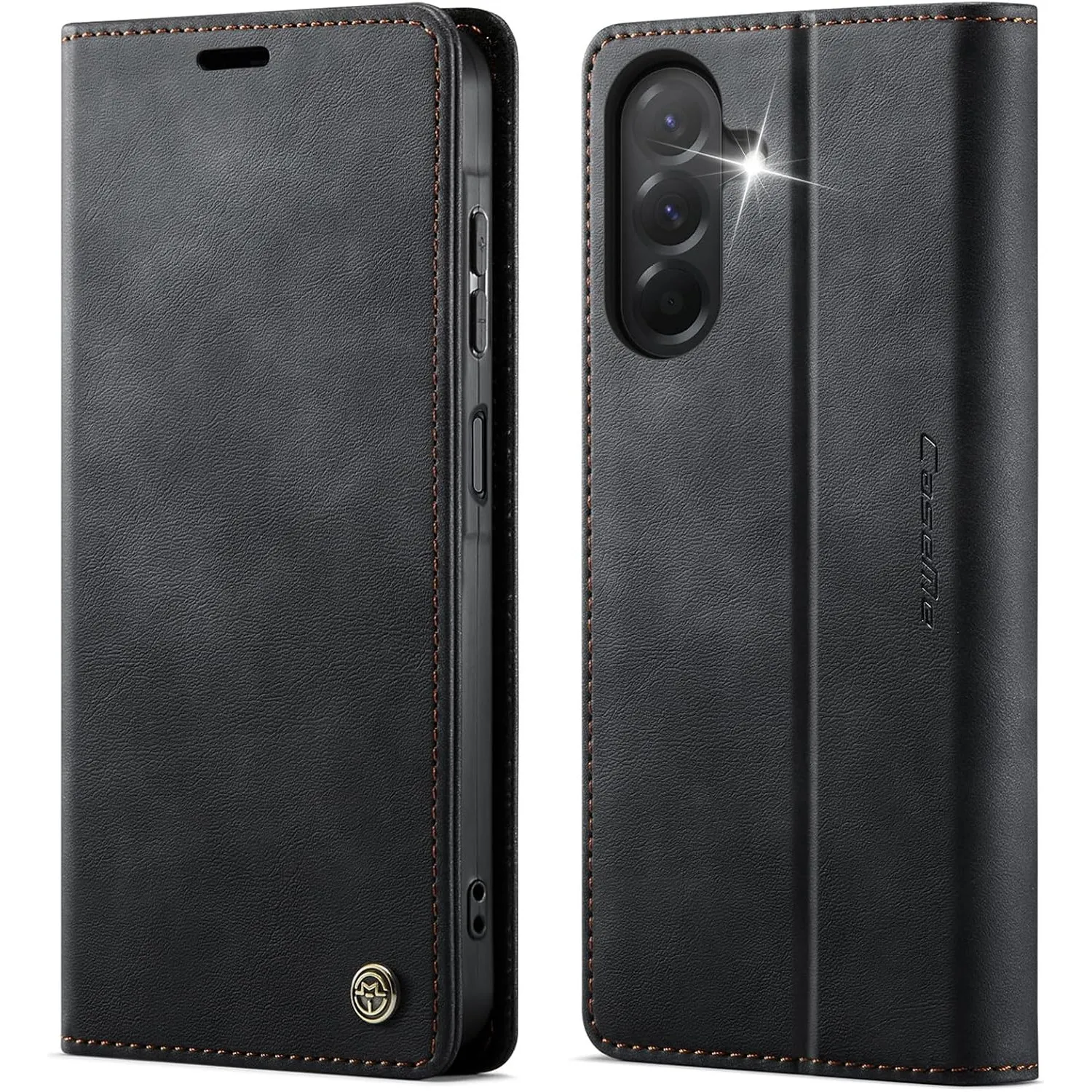 Handyhülle Samsung Galaxy A17 hülle klapphülle Premium PU Leder, RFID Schutzhülle,Faltbare Handytasche,Kartenfach Stand…