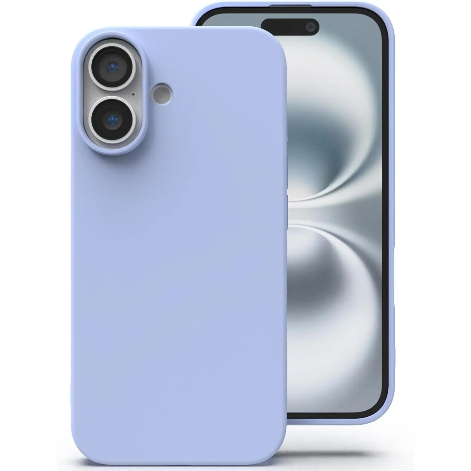 Zuvirelx Silikon Handyhülle für iPhone 16 Hülle, Weiches Griff, Dünne, Minimalistisch, Stoßfest, rutschfest, Taschenpas…