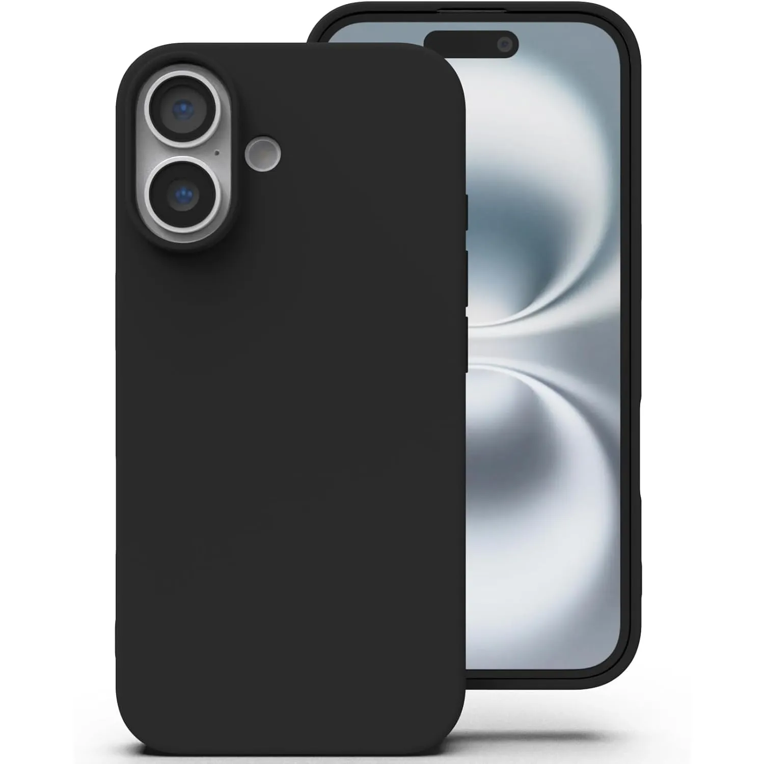 Zuvirelx Silikon Handyhülle für iPhone 16 Plus Hülle, Weiches Griff, Dünne, Minimalistisch, Stoßfest, rutschfest, Tasch…