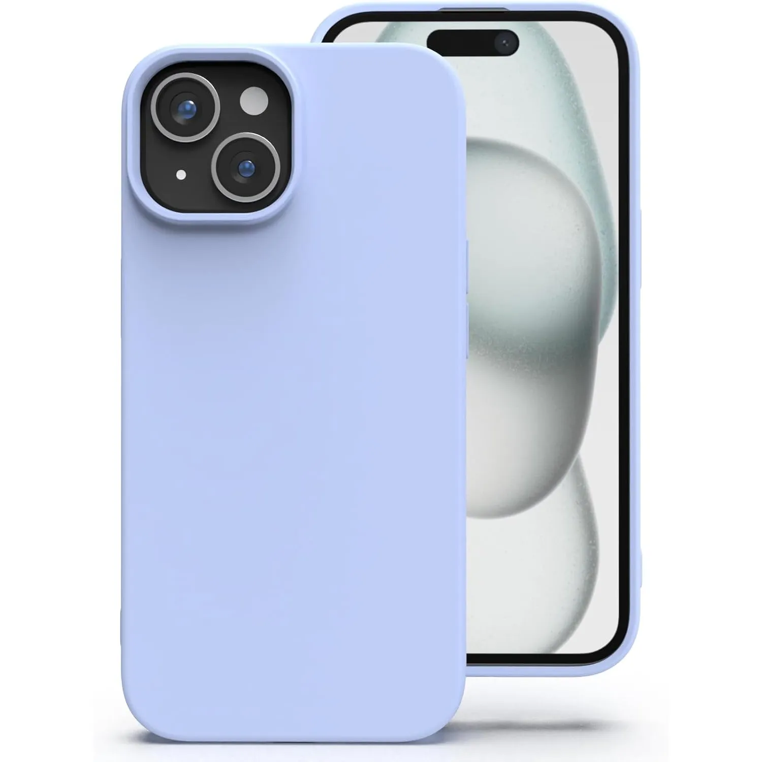 Zuvirelx Silikon Handyhülle für iPhone 15 Plus Hülle, Weiches Griff, Dünne, Minimalistisch, Stoßfest, rutschfest, Tasch…