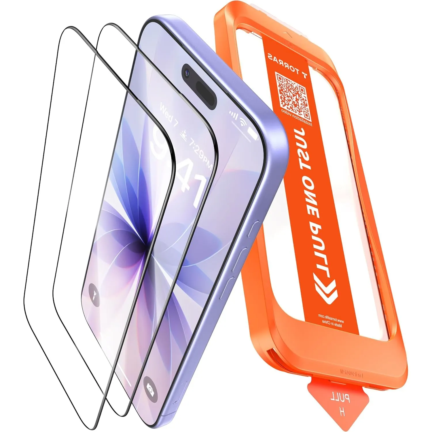 TORRAS für iPhone 17 für Panzerglas 9H+ Folie TOP Stoßfest, 2 Stück