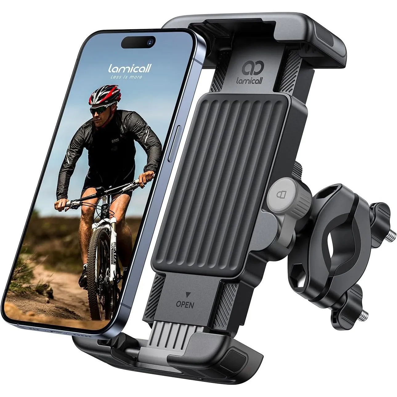 Lamicall Handyhalterung Fahrrad Lenker, Handyhalter Motorrad Halterung