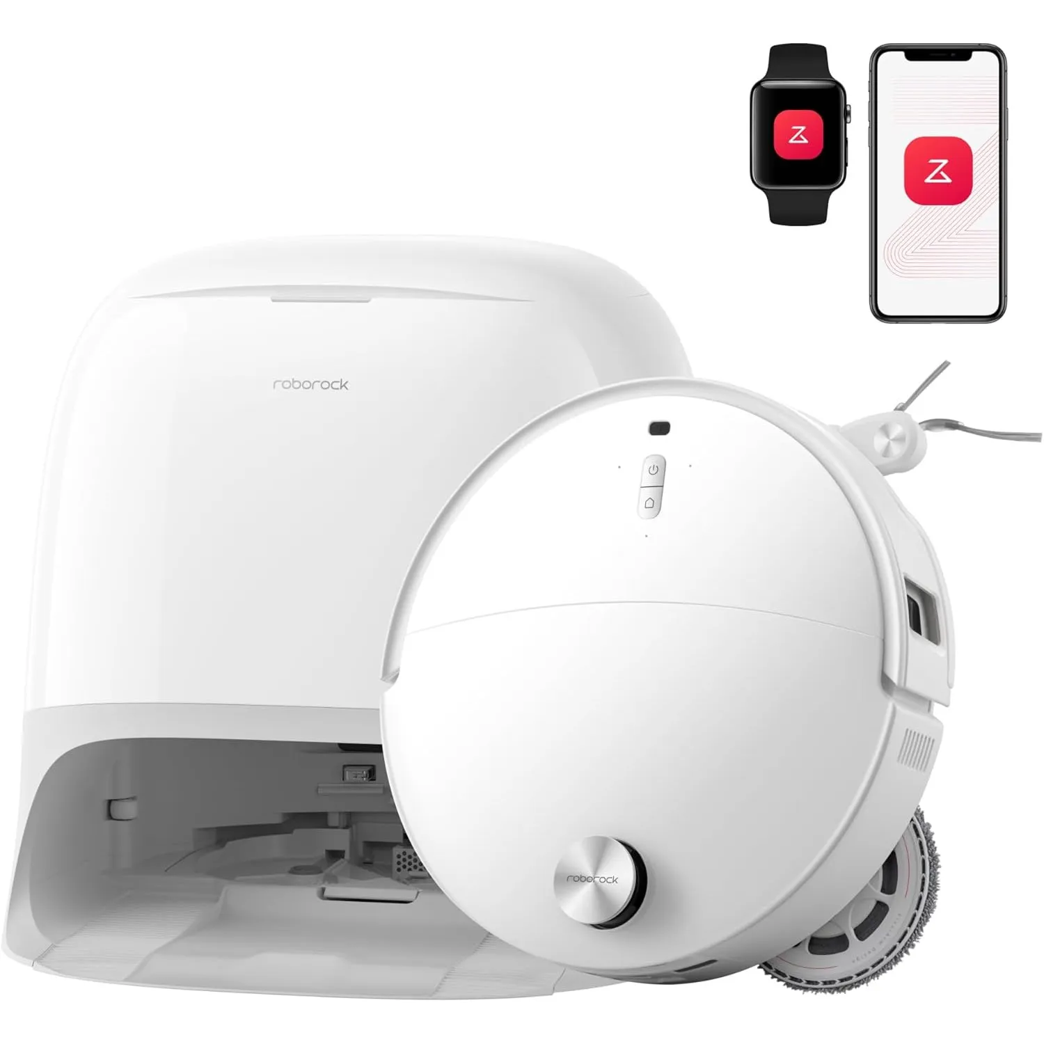 roborock Qrevo Curv 2 Pro Saugroboter mit Wischfunktion&Hebarem Wischmopp