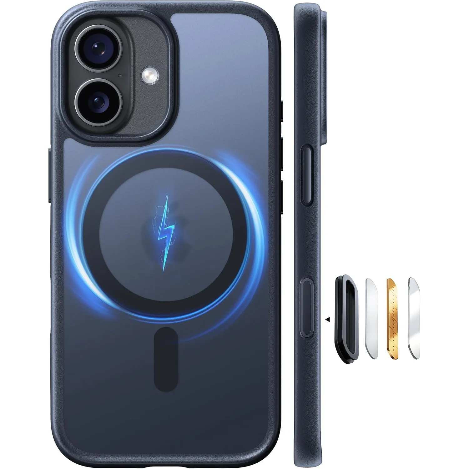 TORRAS Guardian-Mag für iPhone 17 Hülle für MagSafe Militärschutz Schwarz