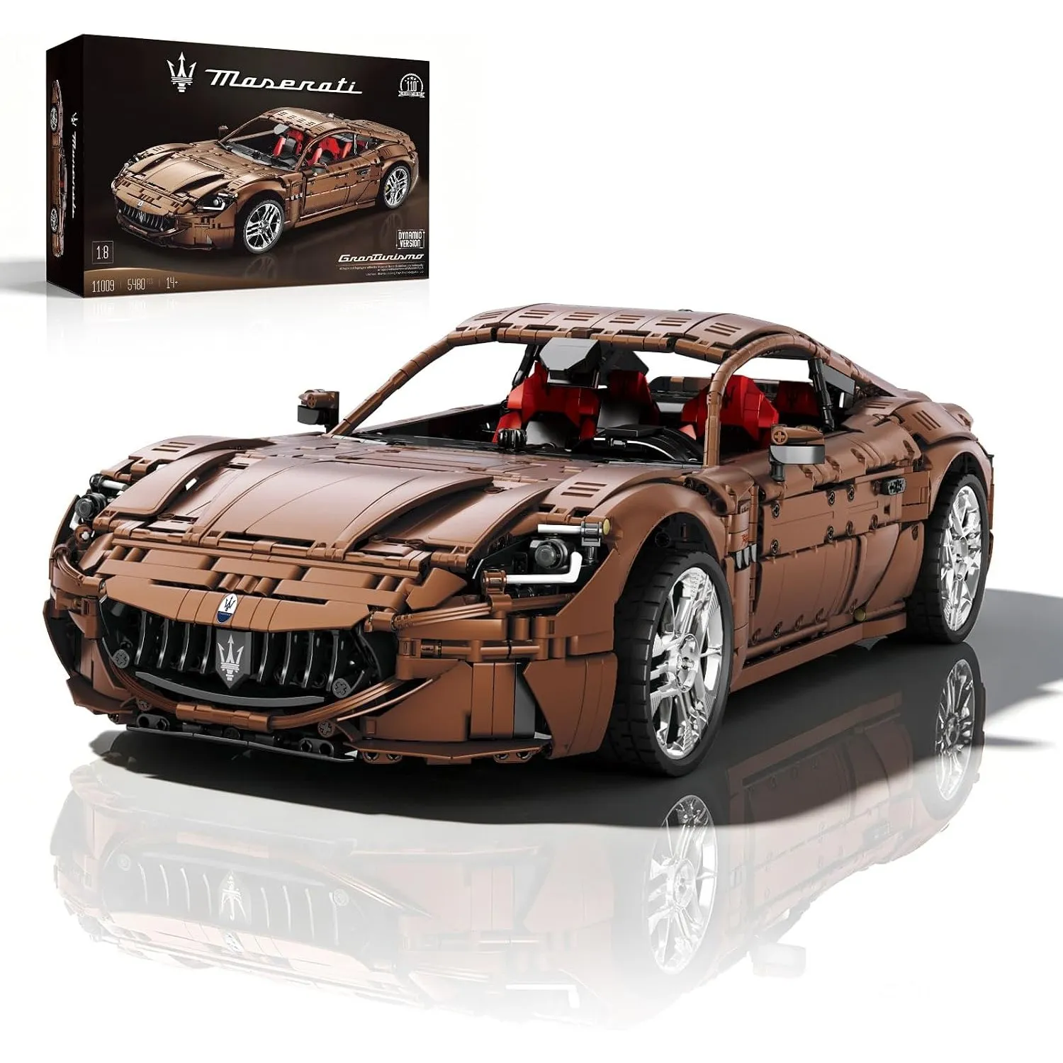 Reobrix 11009 Maserati RC Sportwagen klemmbausteine Set für Erwachsene