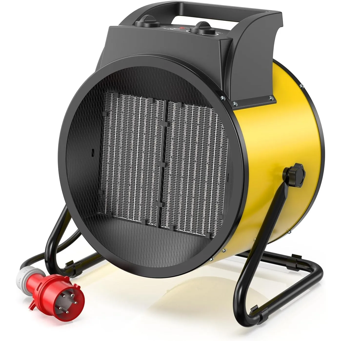 DAHTEC Elektro Heizlüfter 9 kW Keramik mit Thermostat, 2 Heizstufen
