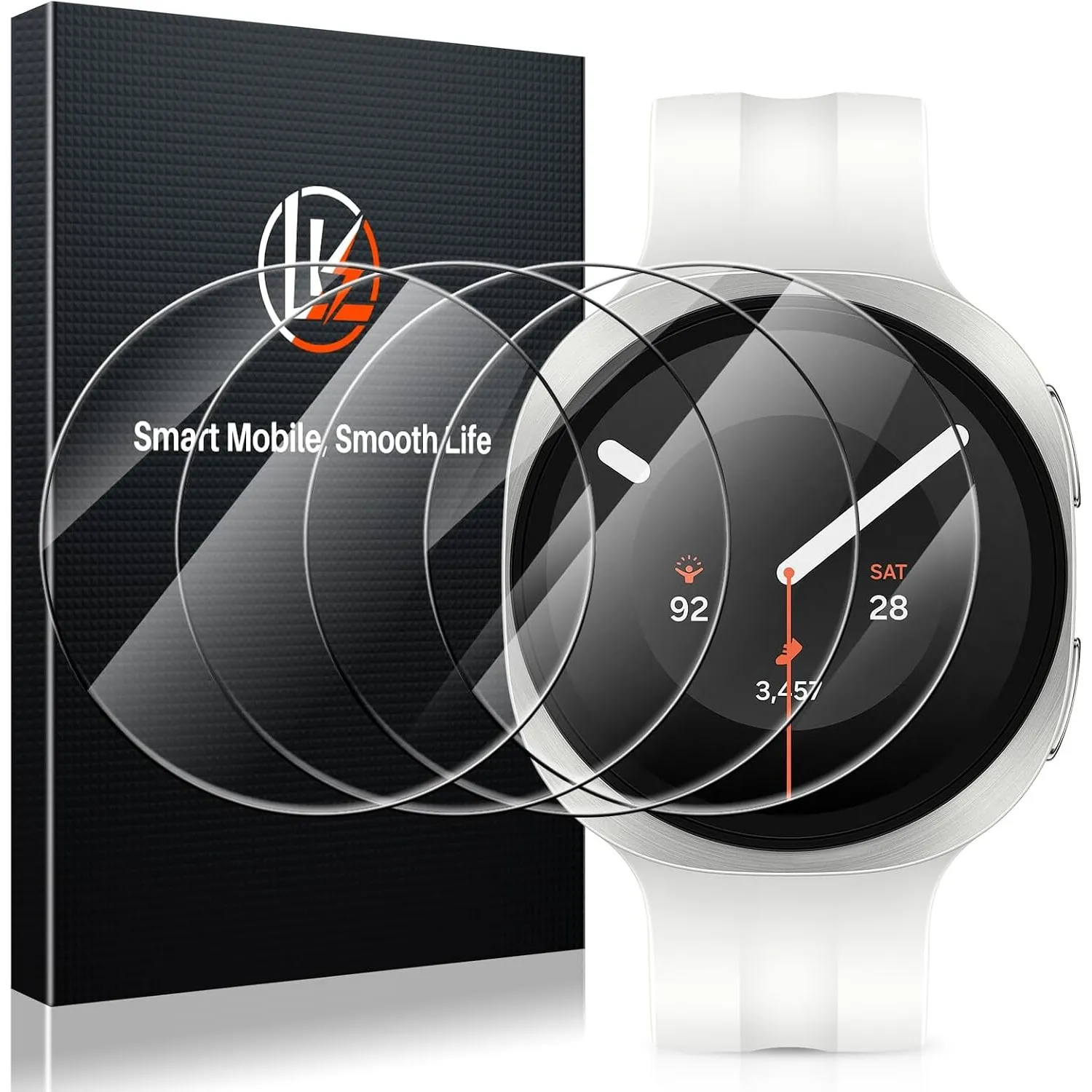 LK 4 Stück für Samsung Galaxy Watch 8/9 40mm für Panzerglas
