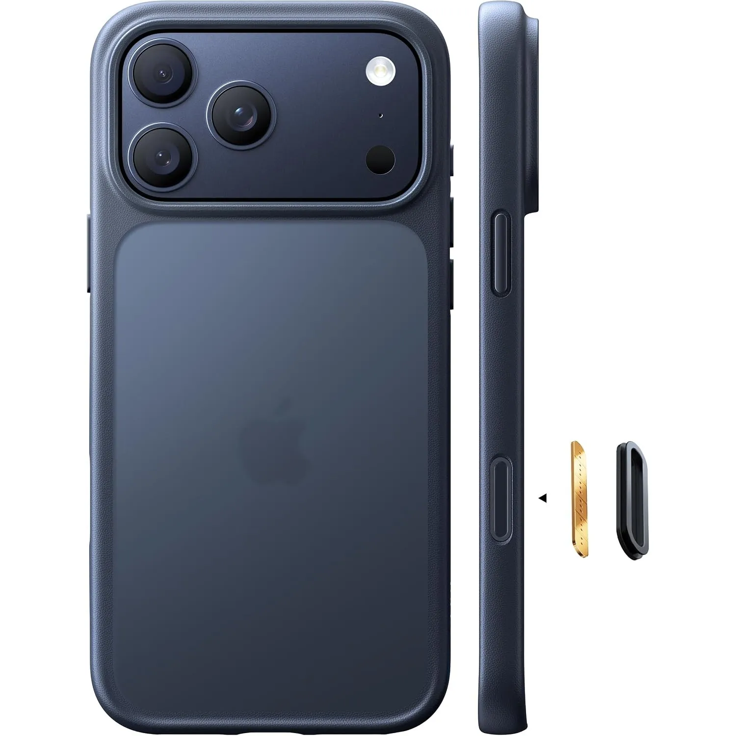 TORRAS Guardian für iPhone 17 Pro Hülle Militärschutz, Matt Schwarz