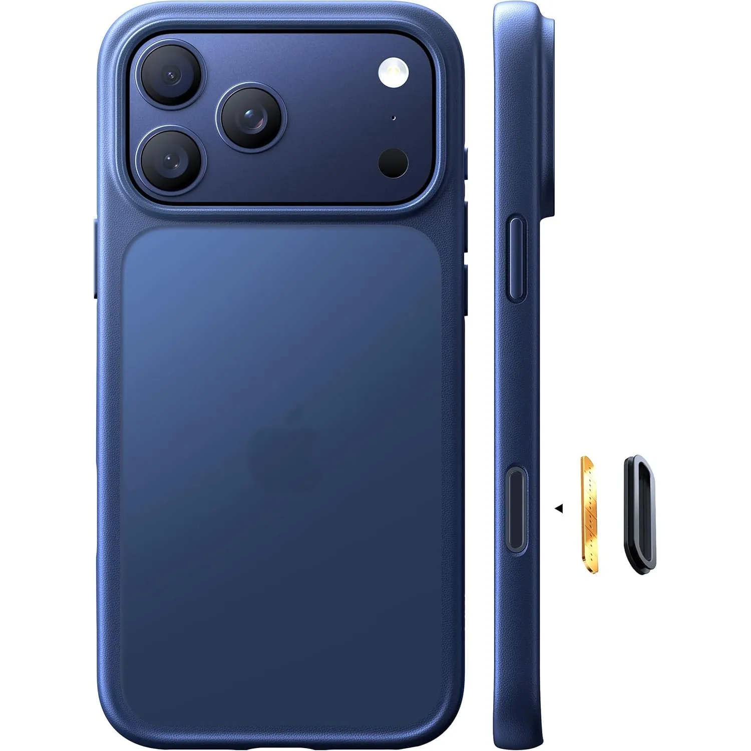 TORRAS Guardian für iPhone 17 Pro Hülle TOP Militärschutz Case, Matt Blau