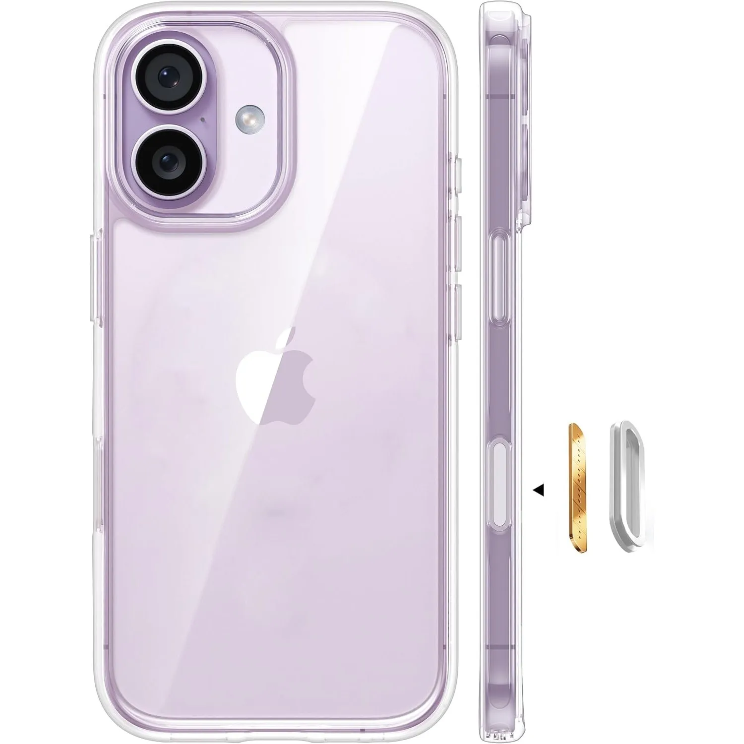 TORRAS Diamond für iPhone 17 Hülle Zertifizierter Militärschutz Transparent