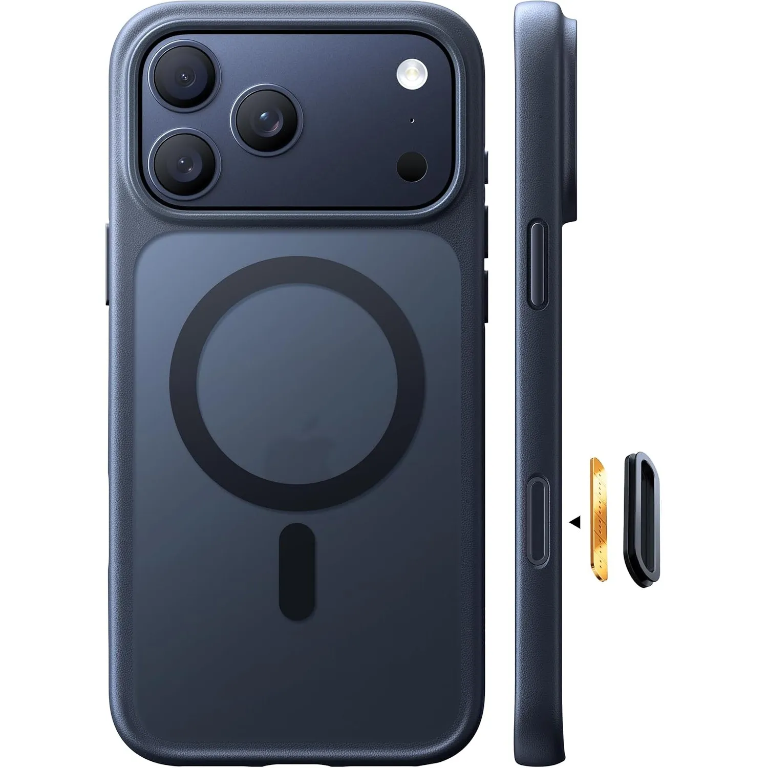 TORRAS Guardian-Mag für iPhone 17 Pro Hülle für MagSafe, Schwarz