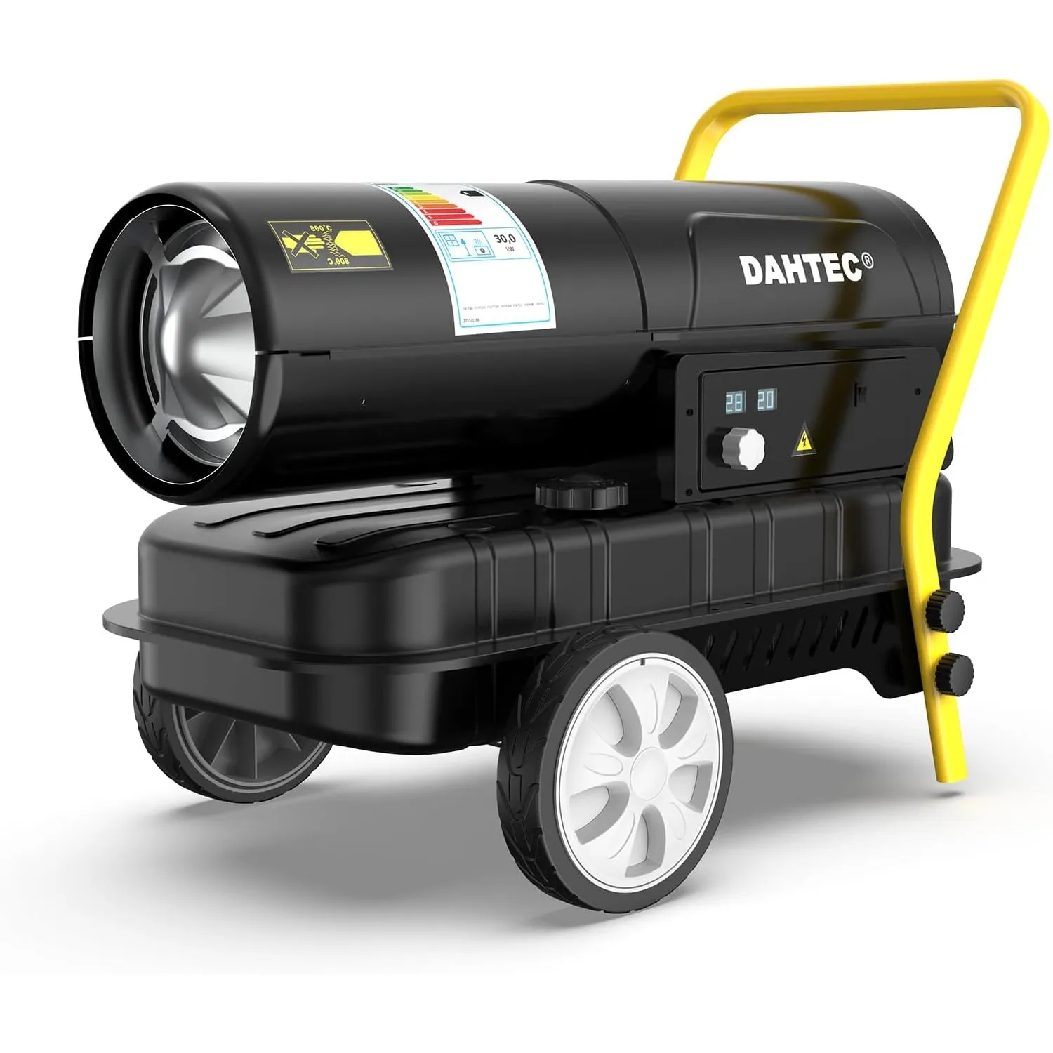 DAHTEC Heizkanone 30 kW Diesel - Ölheizgebläse für 320 bis 420 m²