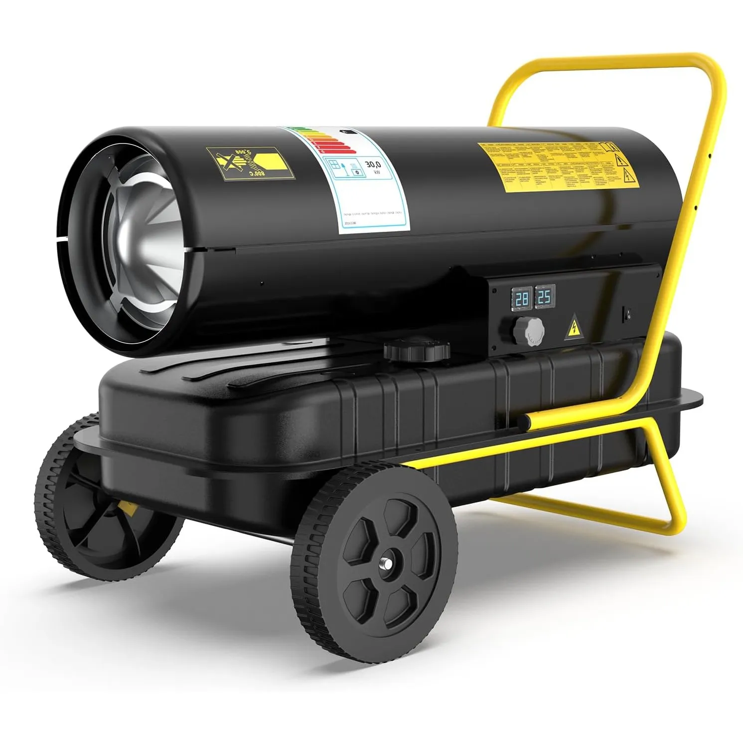 DAHTEC 30 kW Heizkanone Diesel Bautrockner, Großtank Bauheizer