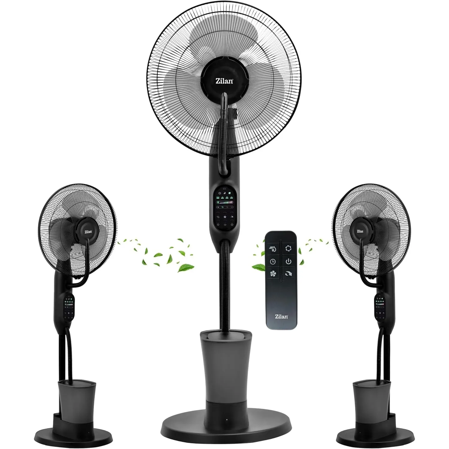 3in1 Standventilator mit Wasserkühlung sehr leise - Mobile Klimaanlage ohne Abluftschlauch -Verdunstungskühler Aircoole…