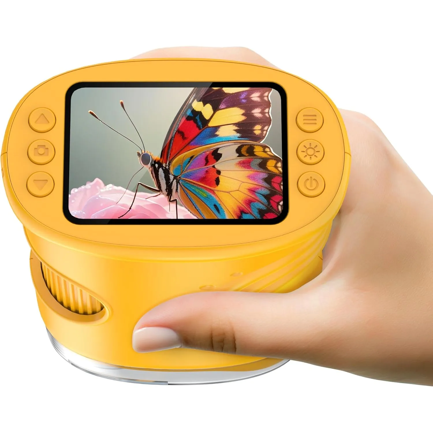 4K-Kindermikroskope,Tragbares Mini-Taschenmikroskop,1080PHD 2.0" Bildschirm