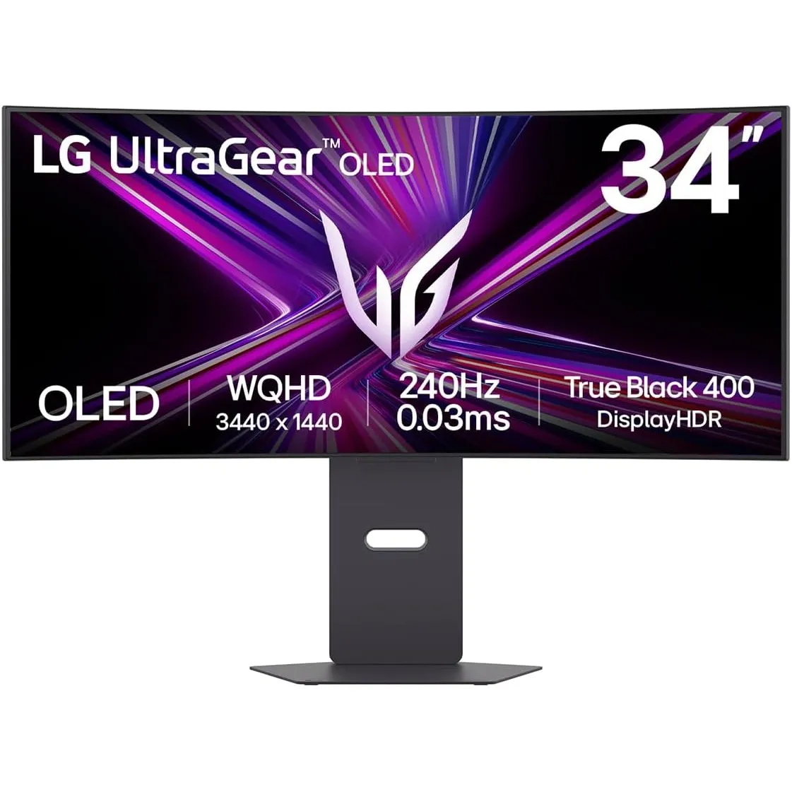 LG Ultragear™ 34GX900A-B.AEU (34 Zoll) 21:9 Curved 800R UWQHD OLED Gaming-Monitor, 240Hz, AMD FreeSync™, DisplayHDR™ Tr…