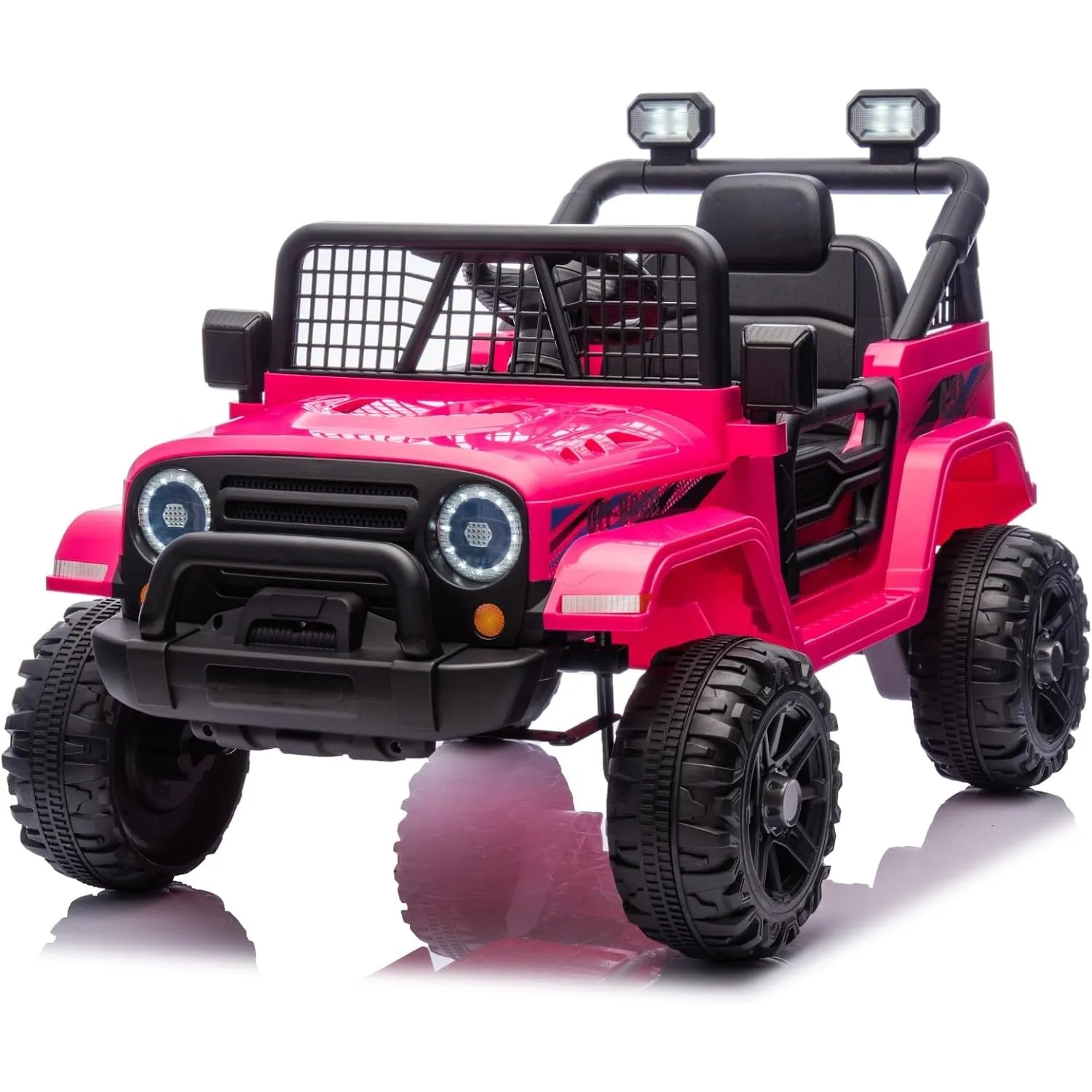 LEADZM Kinder Elektroauto, Elektroauto für Kinder 12V, 4 Eva Räder, 12V 7ah, Fernbedienung, Kinderauto Kinderfahrzeug (…