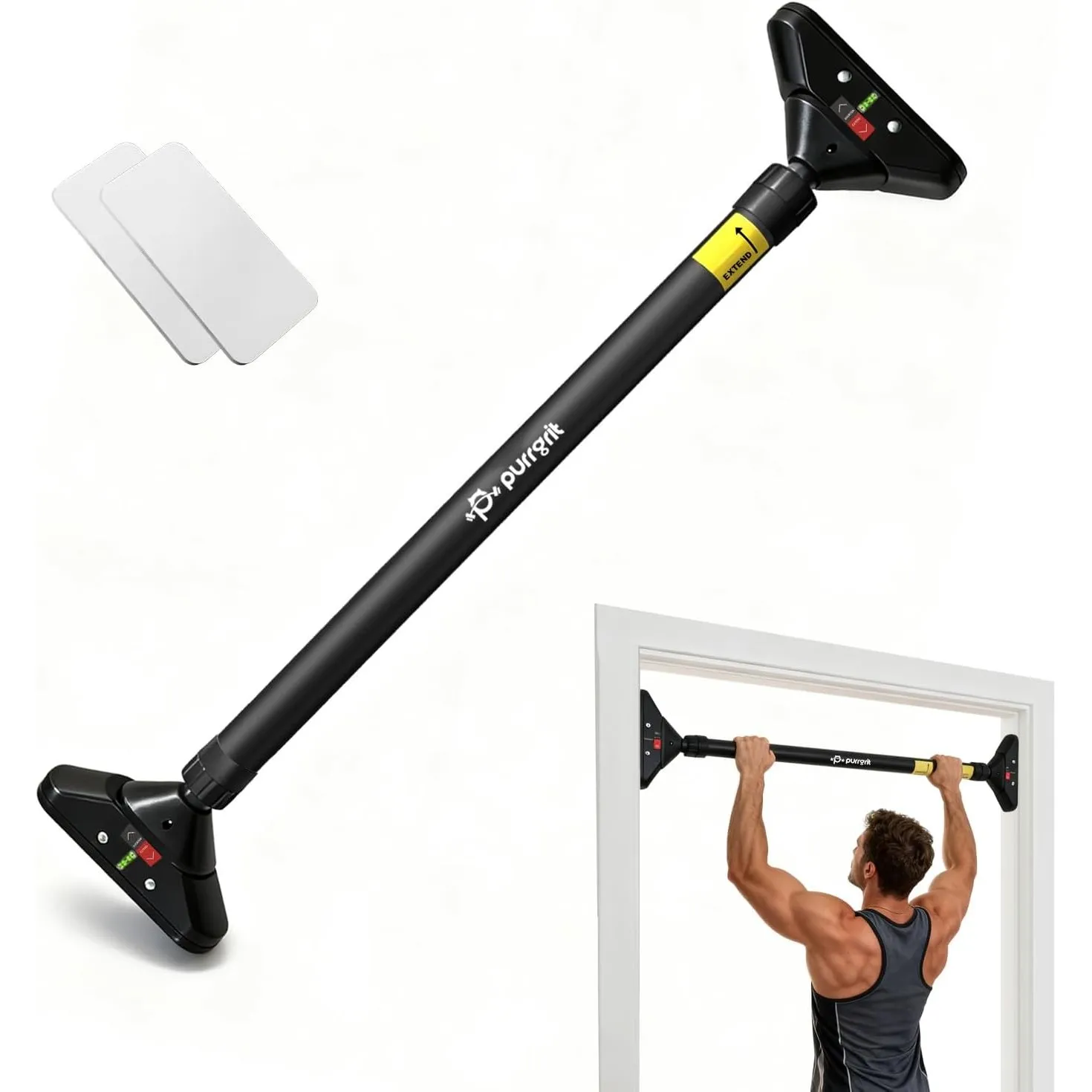 Klimmzugstange Tür No-Screw 440lbs