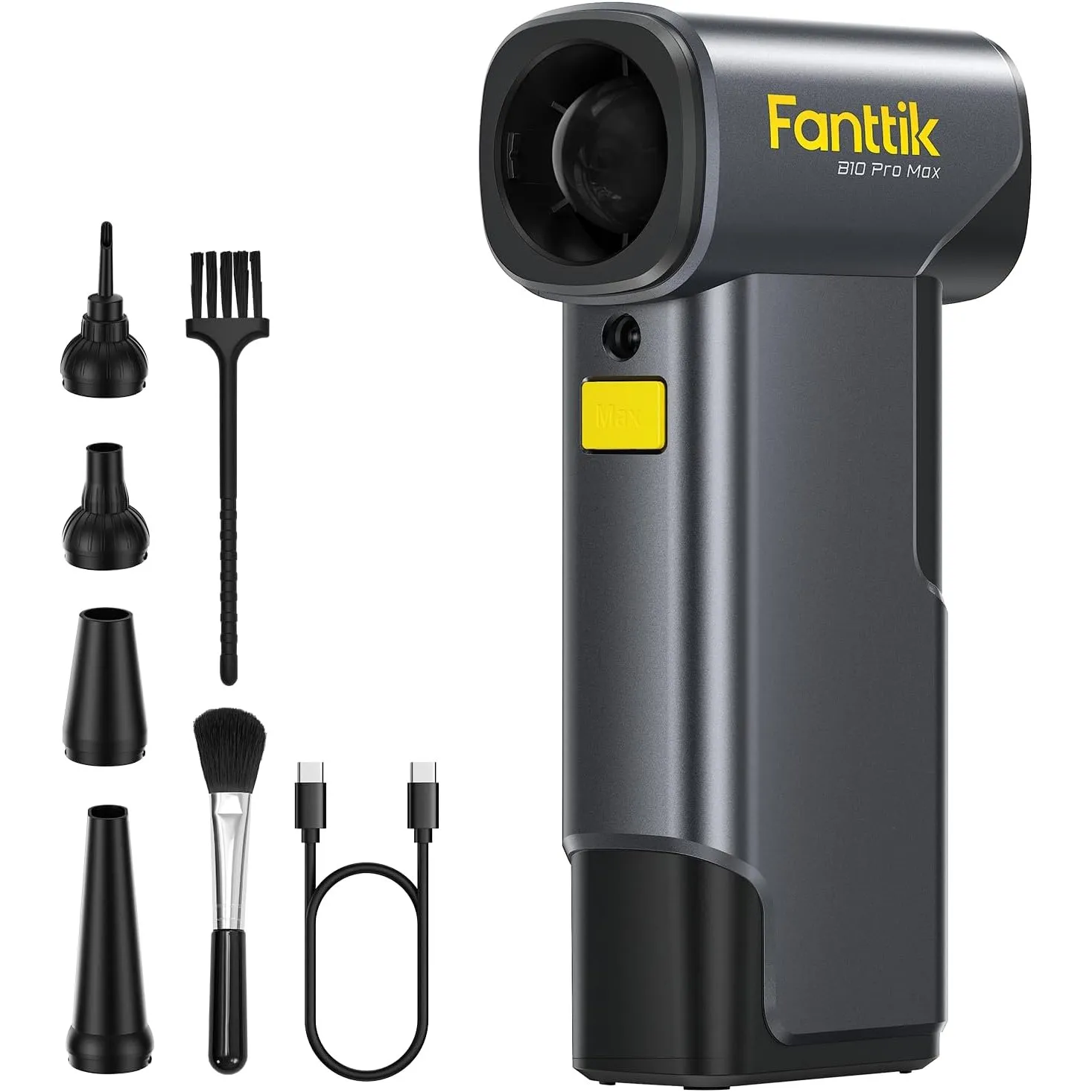 Fanttik B10 Pro Max Electric Air Duster, Elektrische Staubgebläse | 130000 U/min bürstenloser Motor, 6-stufiger, One-Ta…