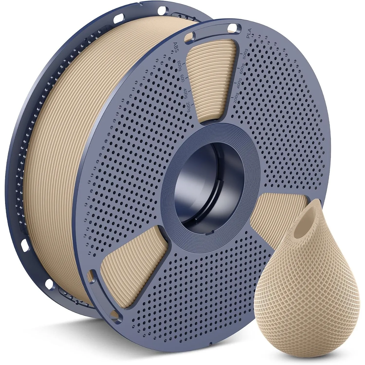 SUNLU PETG Holzfarbe Filament 1.75 mm, 3D Drucker Filament Eiche PETG 1KG