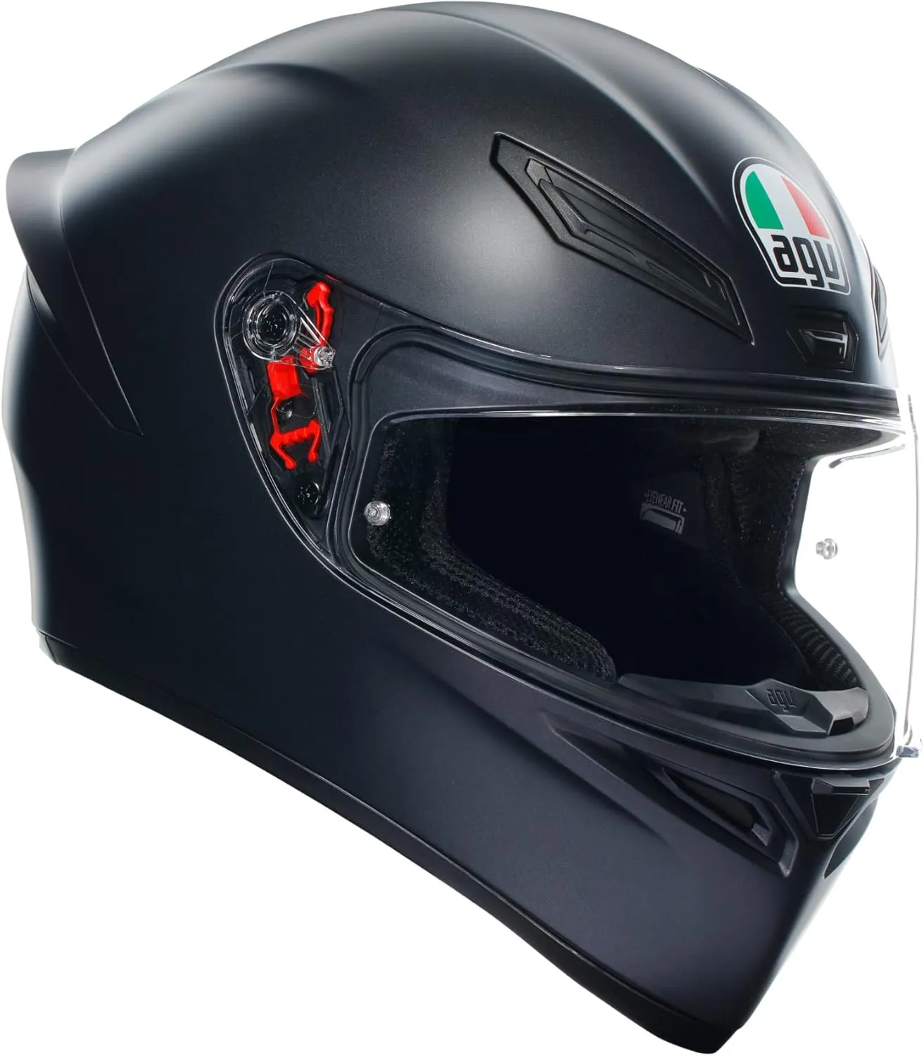 AGV - K1 S E2206 Motorrad Helm, Herren ECE Vollvisier Motorradhelm, Racing Style mit Aerodynamischem Spoiler, Kratzfest…
