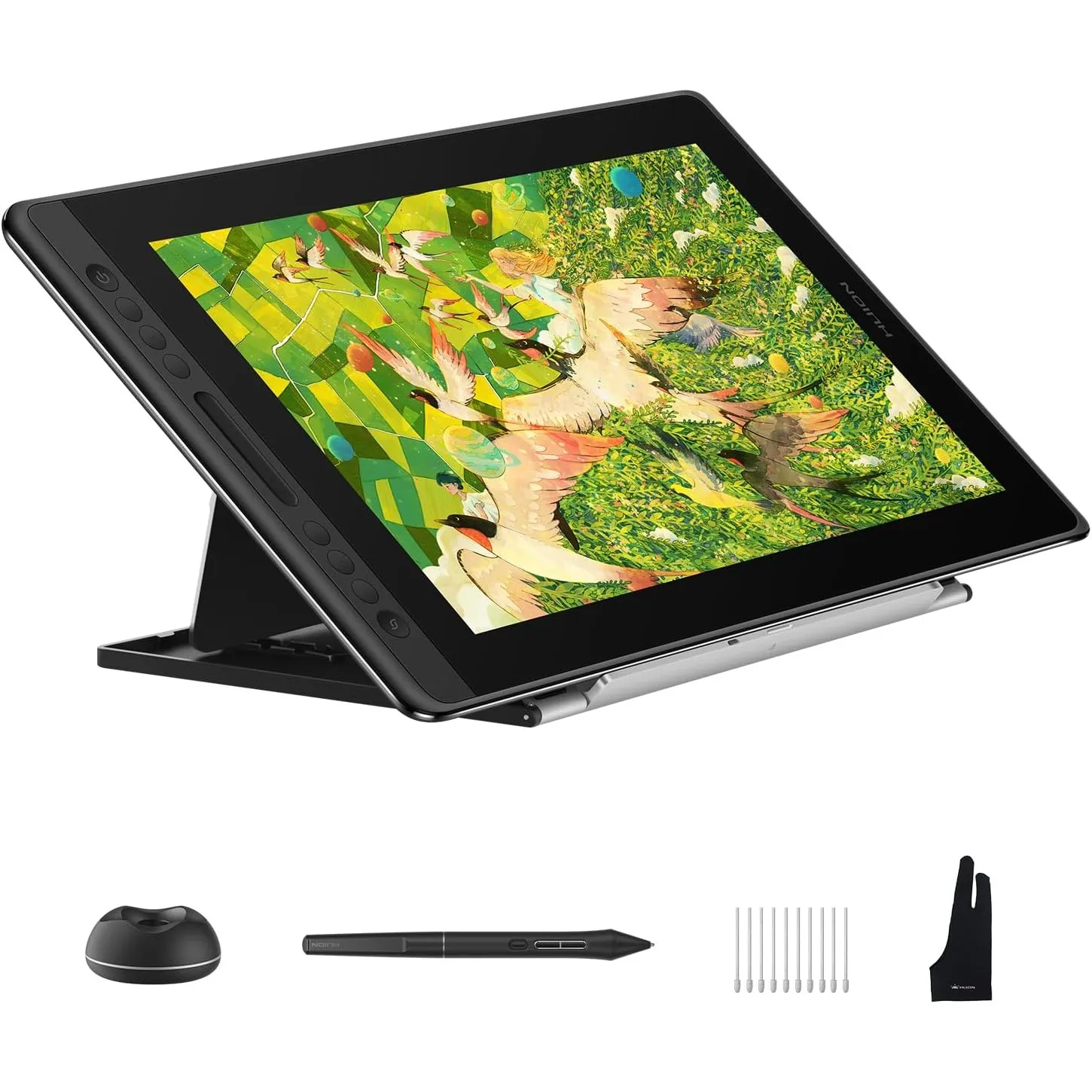 HUION Kamvas Pro 16 V2 Grafiktablett mit Display, 16384 Druckstufen