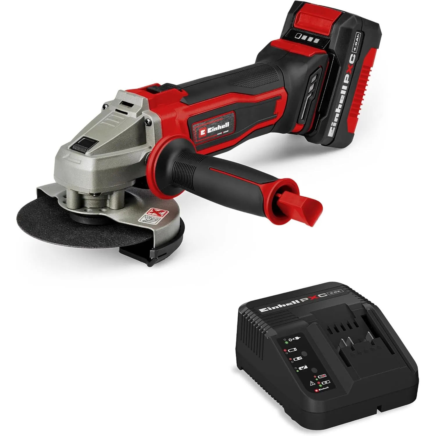 Einhell Akku-Winkelschleifer TE-AG 18/125-2 Li (1x 4,0 Ah)