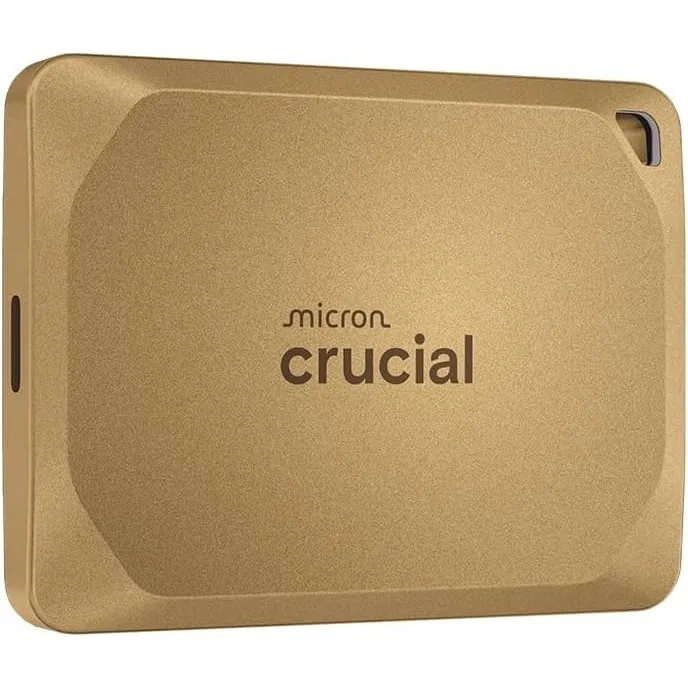 Crucial X10 Pro 4TB Externe SSD Festplatte, bis zu 2.100MB/s Lesen und 2.000MB/s Schreiben, Portable Solid State Drive,…