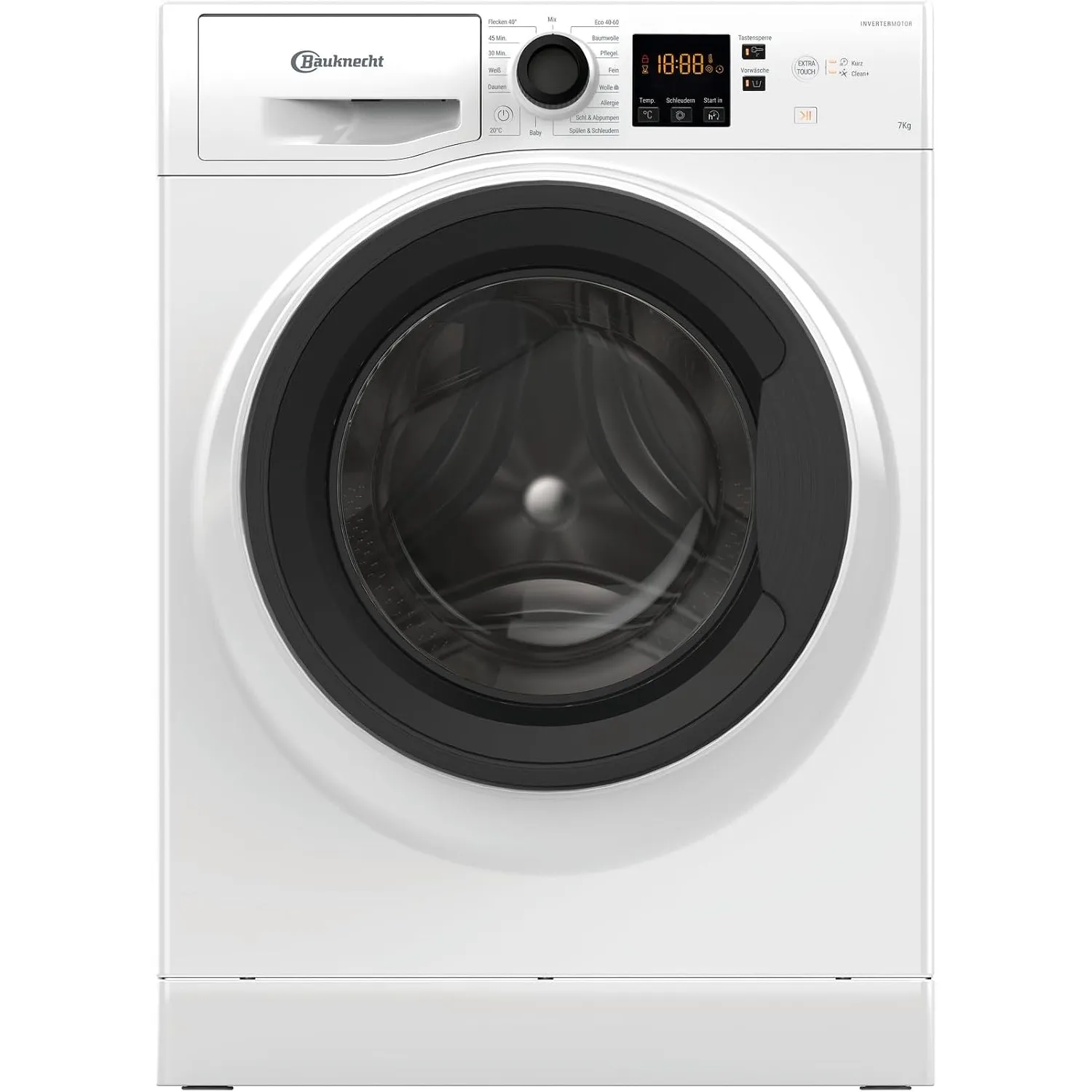 Bauknecht WM BK 7A2JGS Waschmaschine | 7 kg | 1400 U/min | Energieklasse A | Dynamic Inverter-Motor | Kurzprogramme 30/…