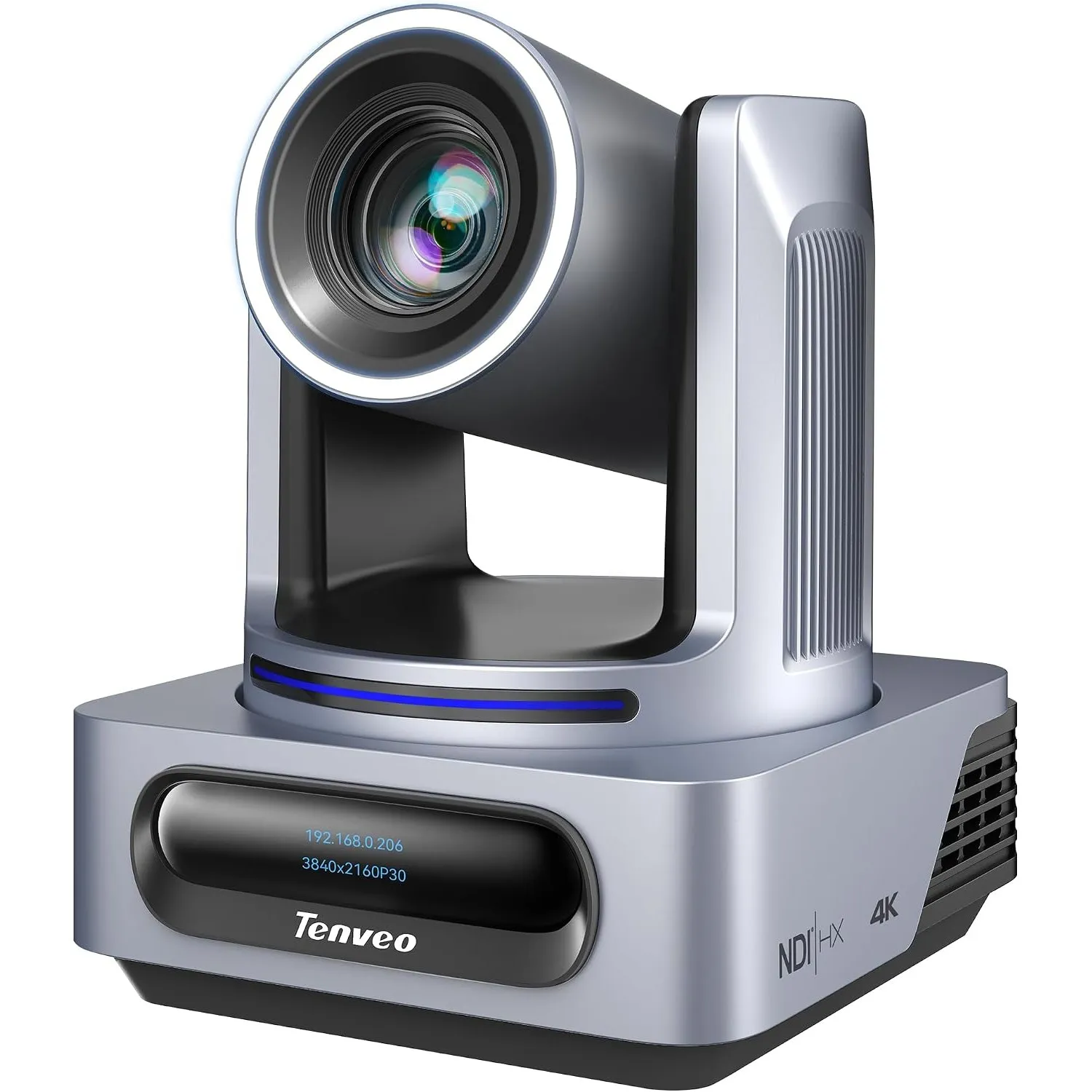 Tenveo 4K PTZ-Kamera mit NDI, AI-Auto-Tracking, 20-Fach Optischer Zoom, 3G-SDI USB3.0 HDMI LAN PoE Ausgänge, Live NDI I…