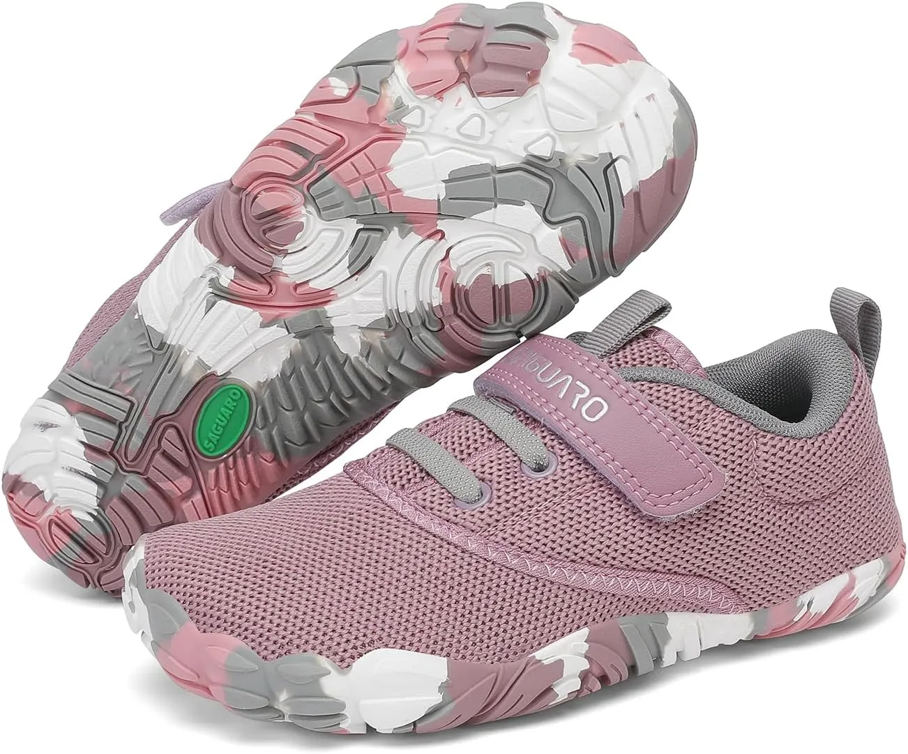 SAGUARO Kinder Barfußschuhe Leicht rutschfest Traillaufschuhe, Gr. 24-36
