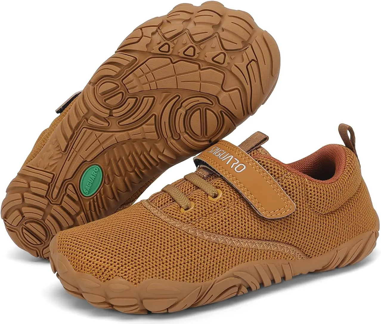 SAGUARO Children's Barefoot Shoes Lightweight Non-Slip Trail Running Shoes Size 24-36