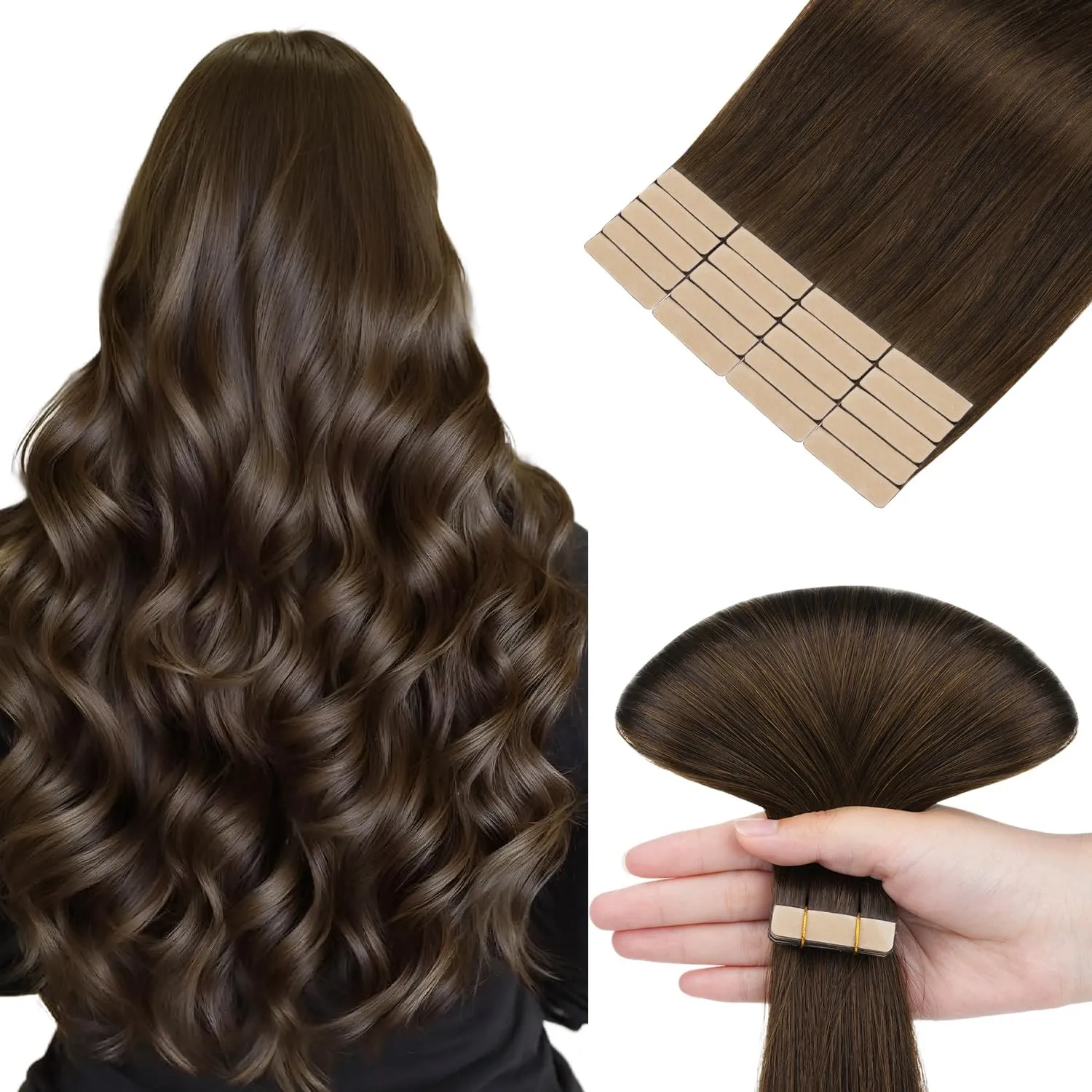 hotbanana Tape in Extensions Echthaar 60cm