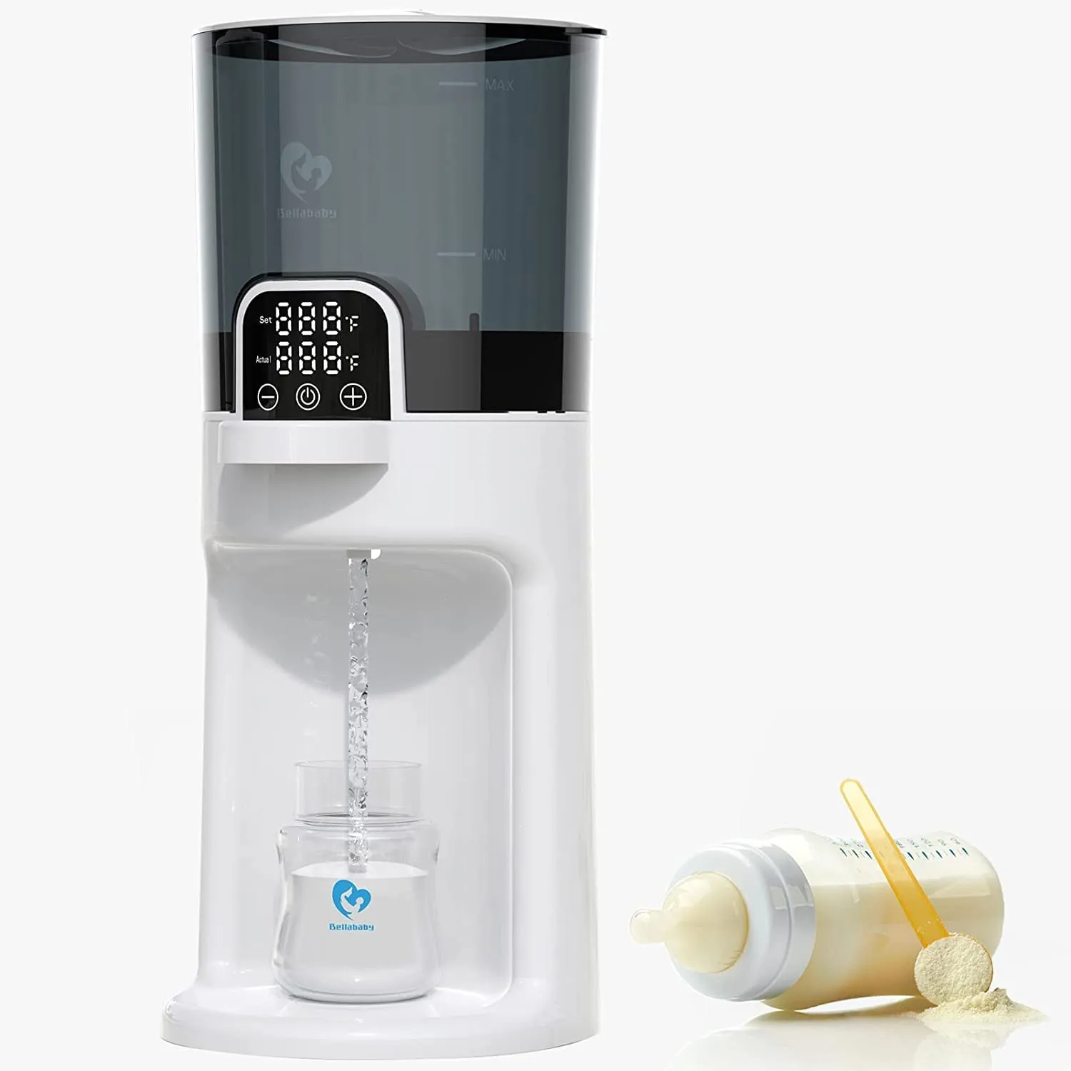 Bellababy Flaschenzubereiter für Baby-Flaschenwärmer, Warmer Wasserspender für Sofortige Herstellung von Formelflaschen…