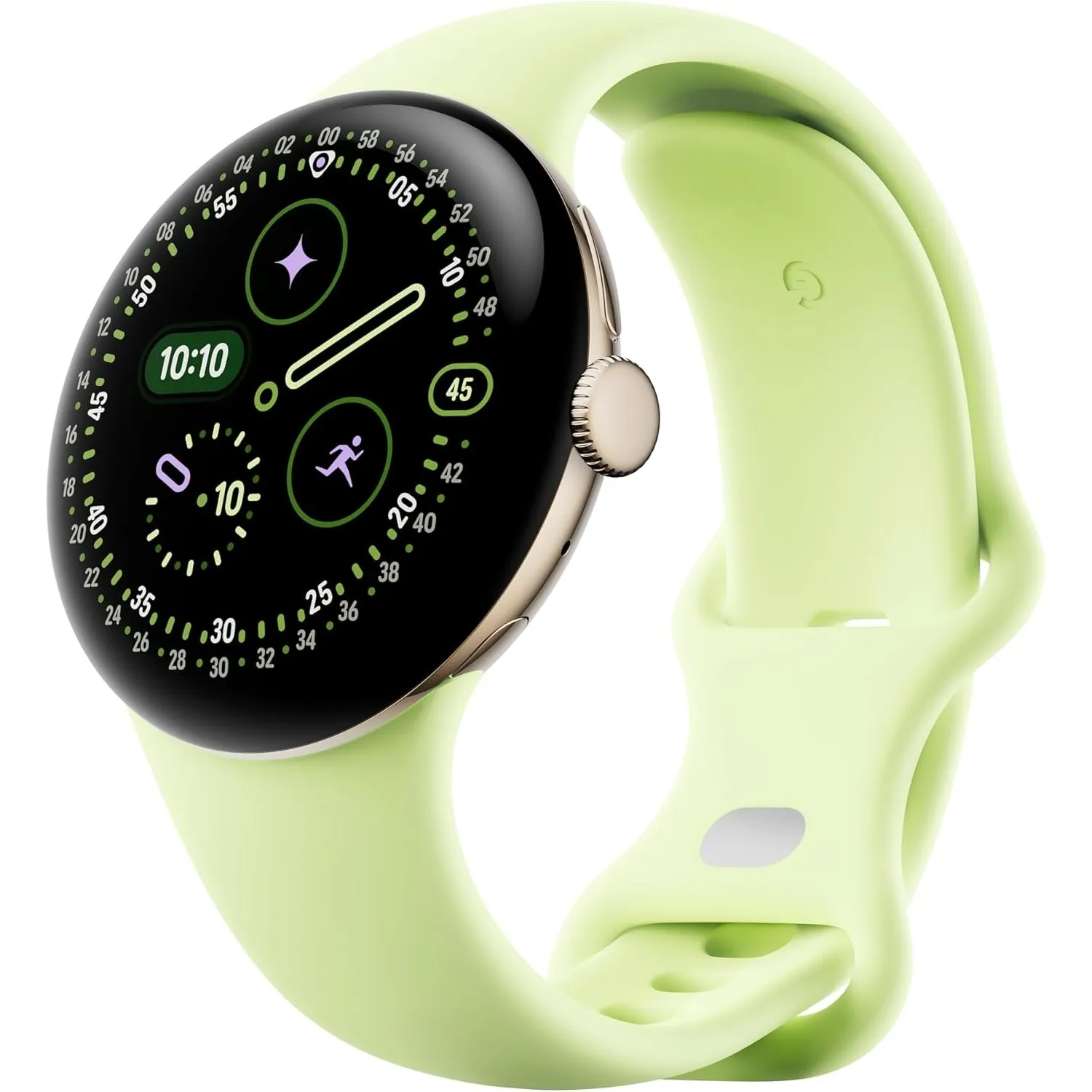 Google Pixel Watch 4 (41 mm) – Android-Smartwatch mit gewölbtem Display und Fitness-Tracking und Unterstützung von Gemi…
