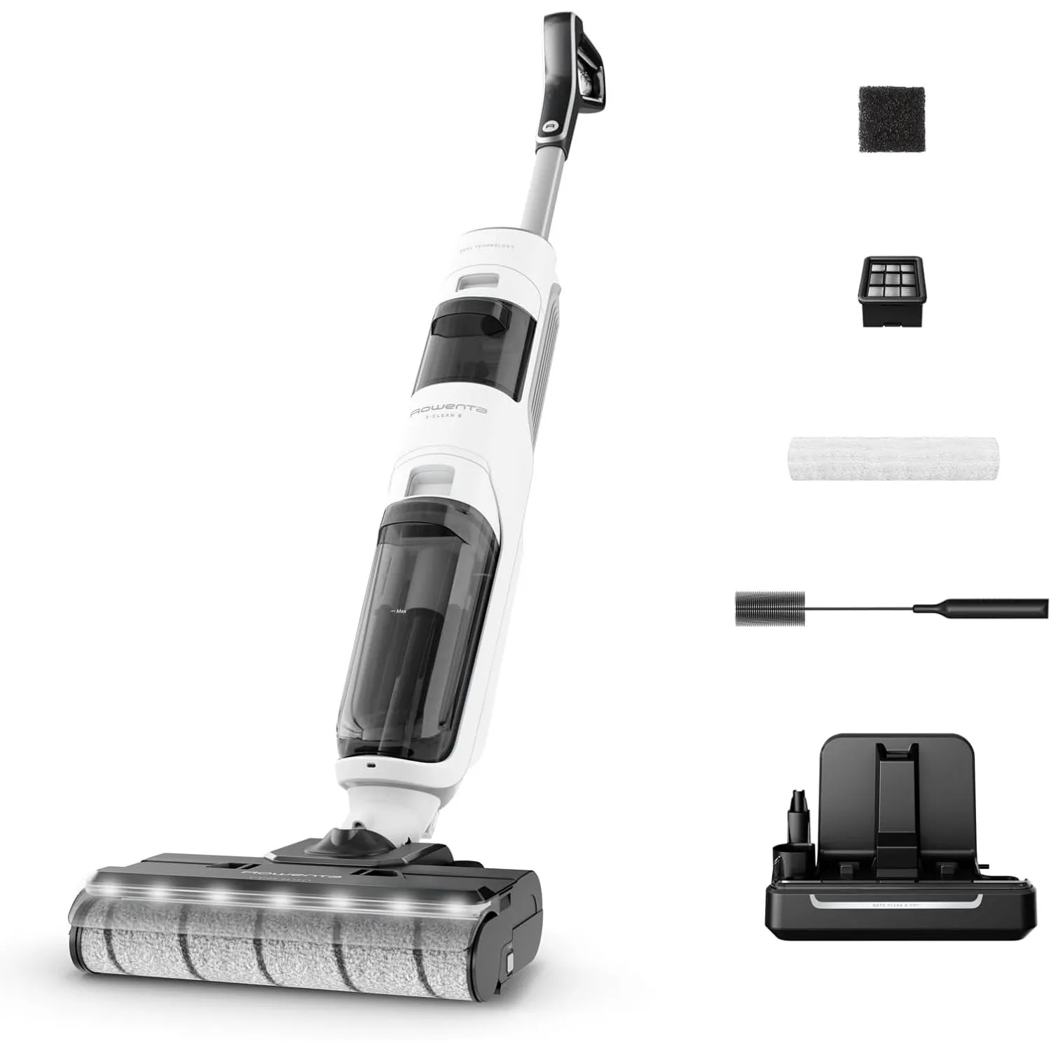 Rowenta X-Clean 5, 2-in-1 Nass- und Trockensauger, 3 Modi, präzise Reinigung, automatischer Erkennungsmodus, LED-Beleuc…